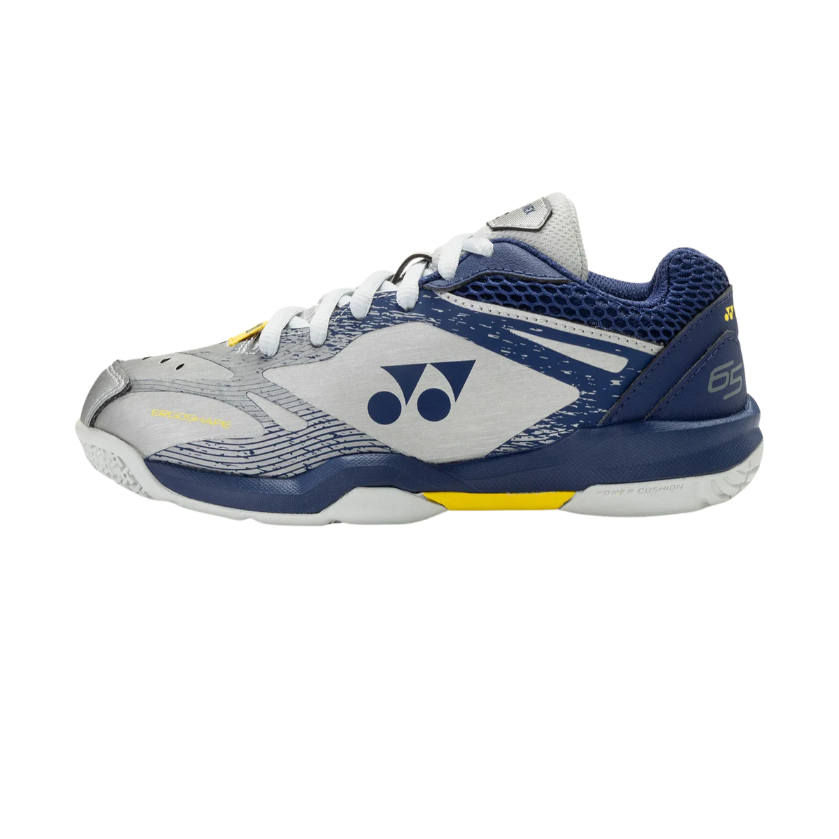 Yonex Power Cushion 65JR VA Badminton Shoe Junior - Silver/Navy