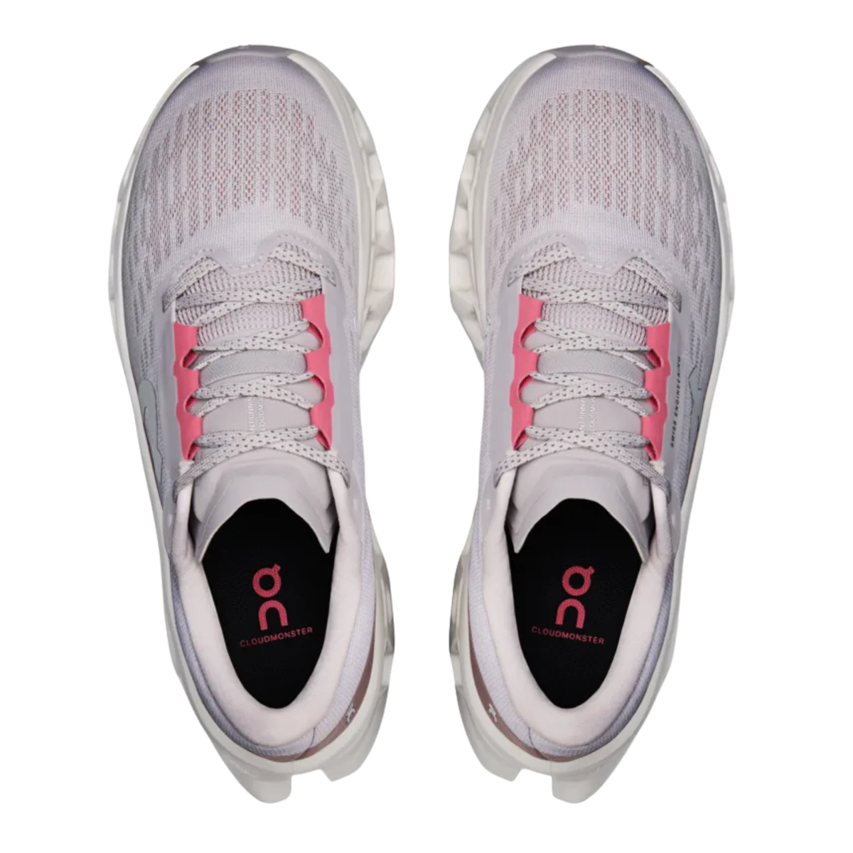 On Running Cloudsurfer Max Running Shoe Women - Pebble/Oyster Running Shoes On Running