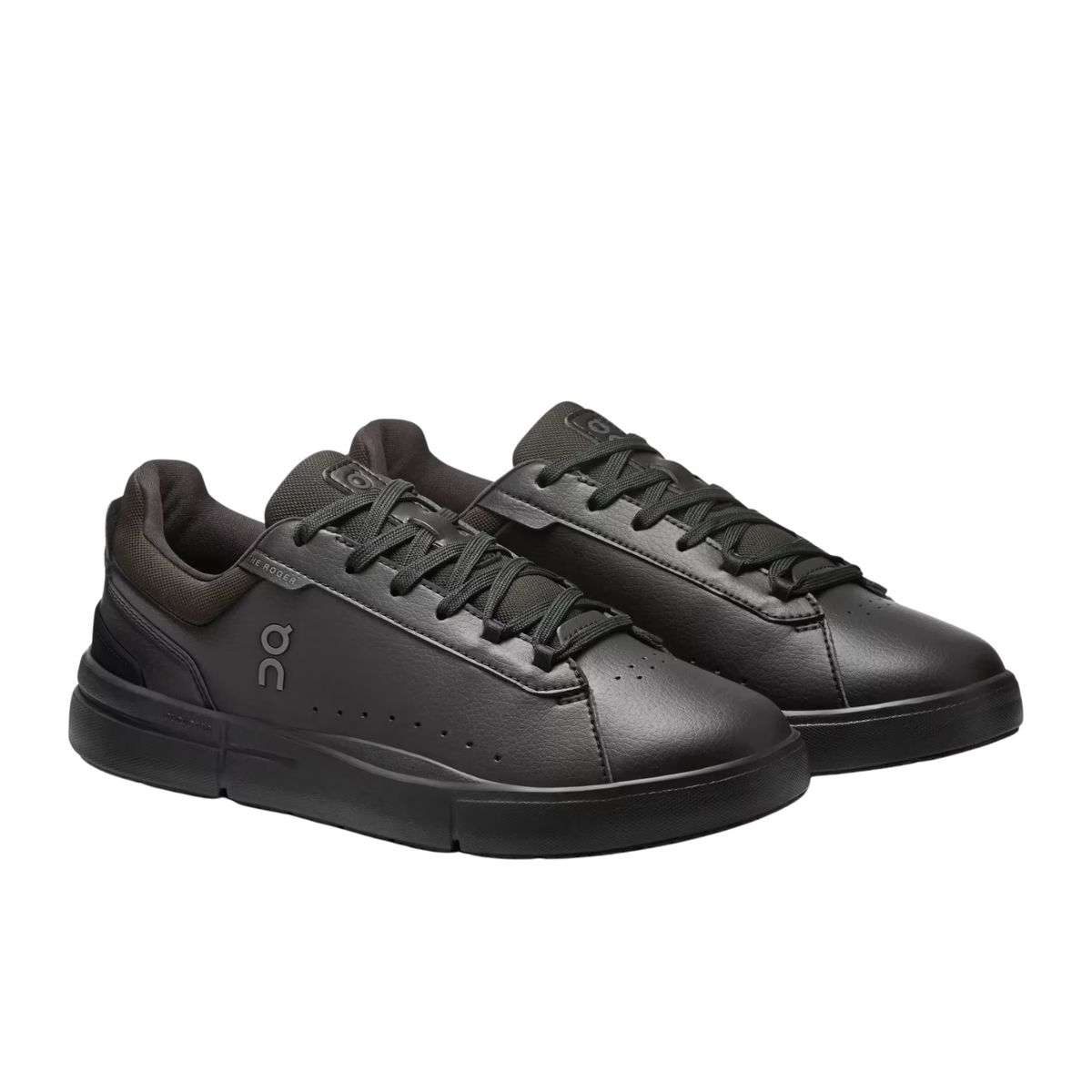 On Running The Roger Advantage Tennis Shoe Women - Black/Black Lifestyle Shoes On Running
