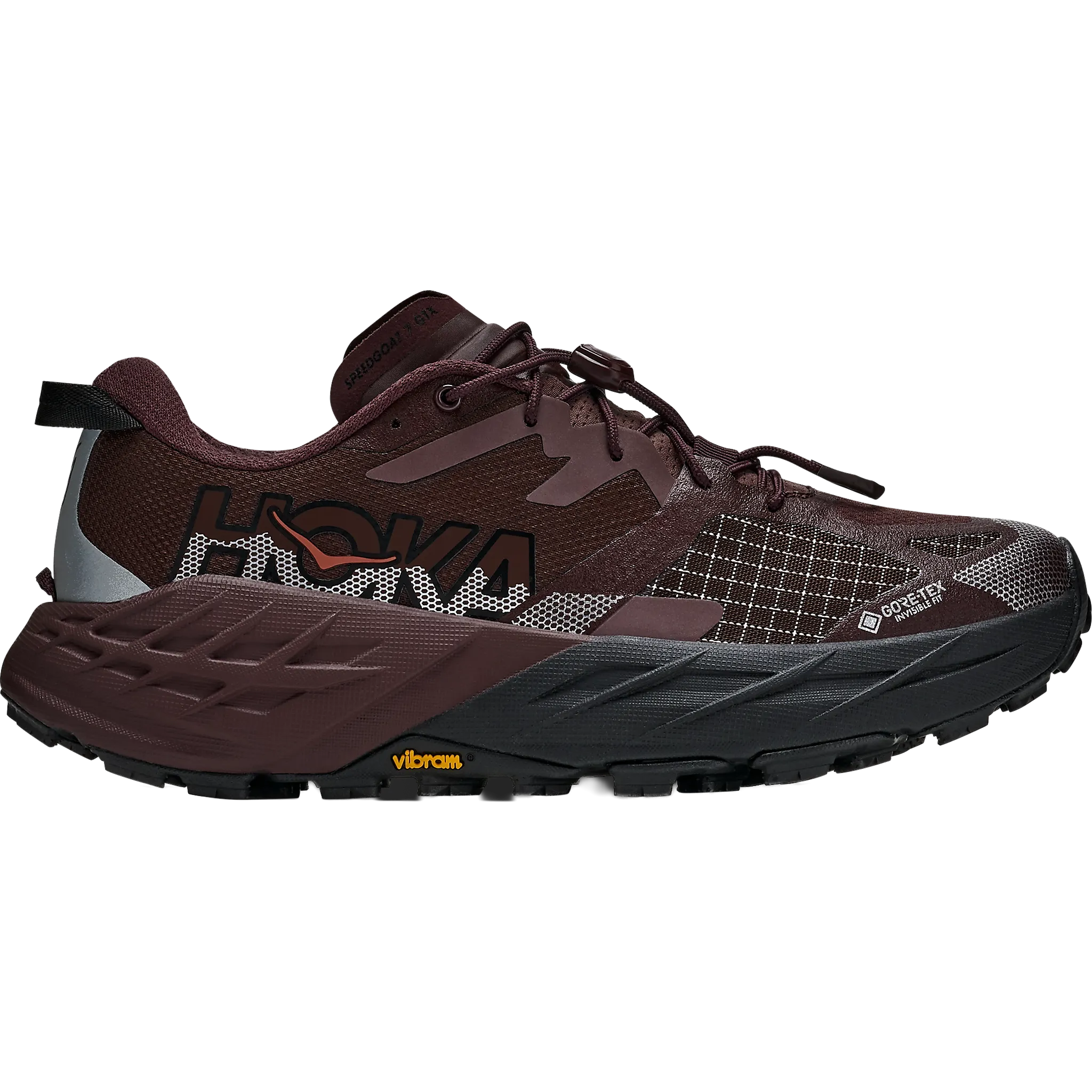 Hoka Speedgoat 7 GTX Trail Shoe Women - Deep Mauve/Black