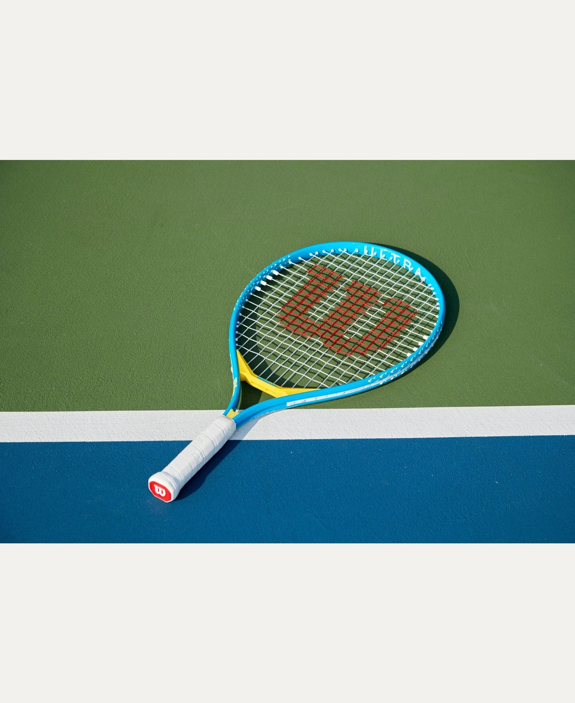 Wilson Ultra Power Jr 23 Tennis Racket - Blue/Yellow Tennis Rackets Wilson