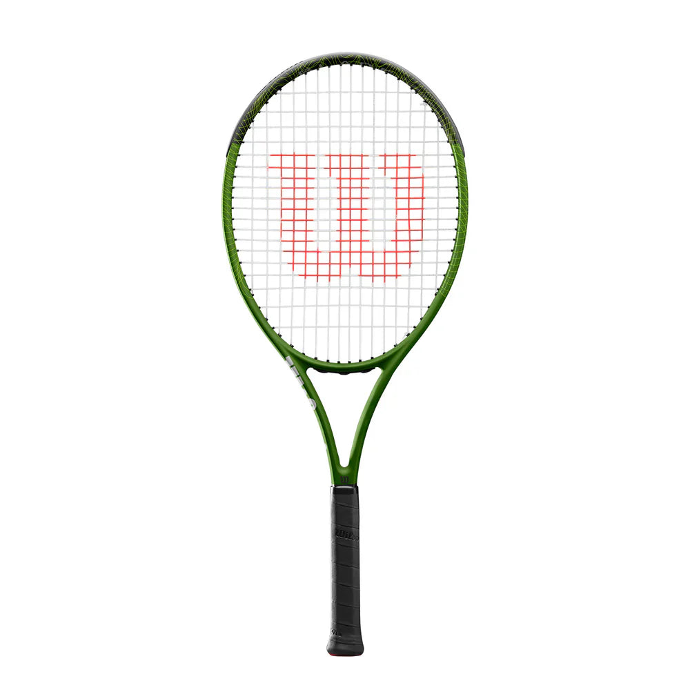 Wilson Blade Feel Comp Jr 26 Tennis Racket - Green Black Tennis Rackets Wilson