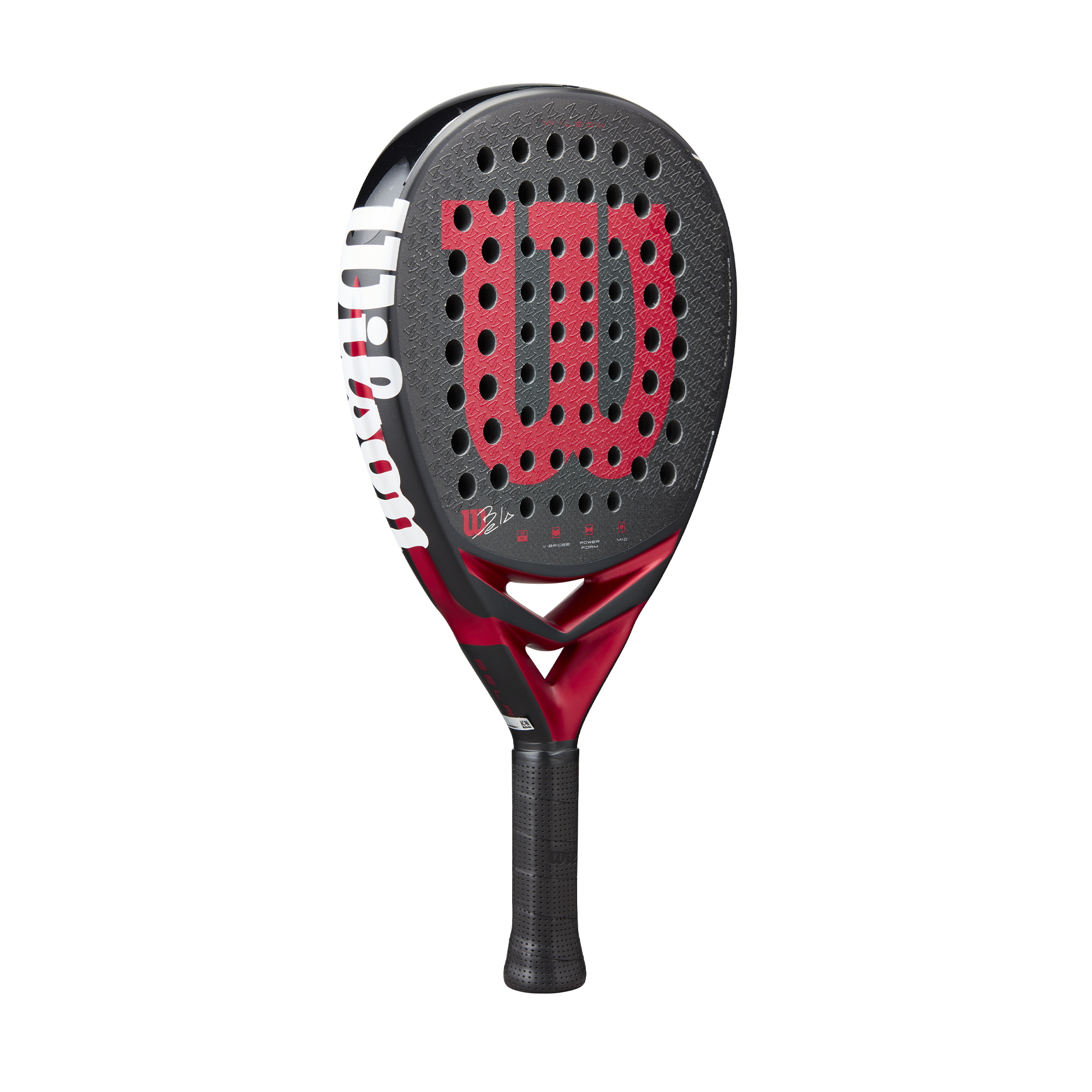 Wilson Bela V3 Padel Racket - Black/Red