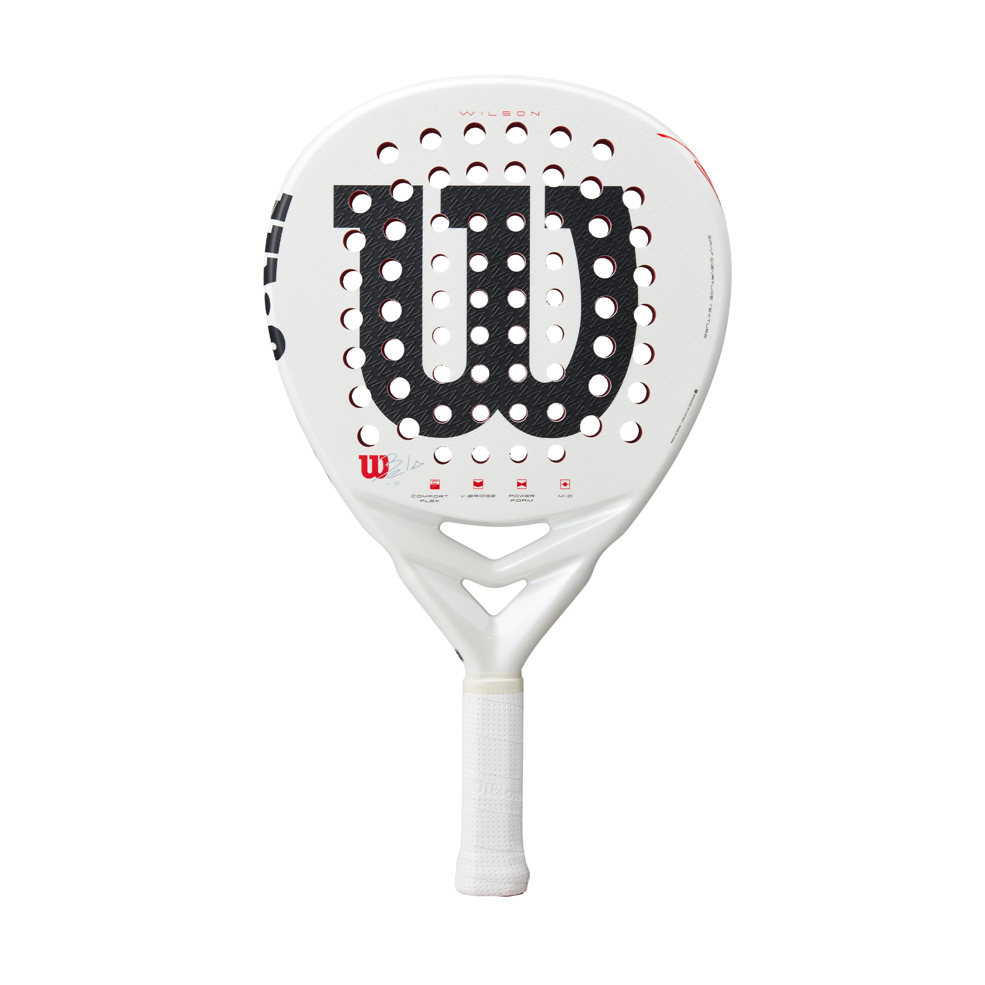 Wilson Bela LS V3 Padel Racket - White White G2 Padel Wilson