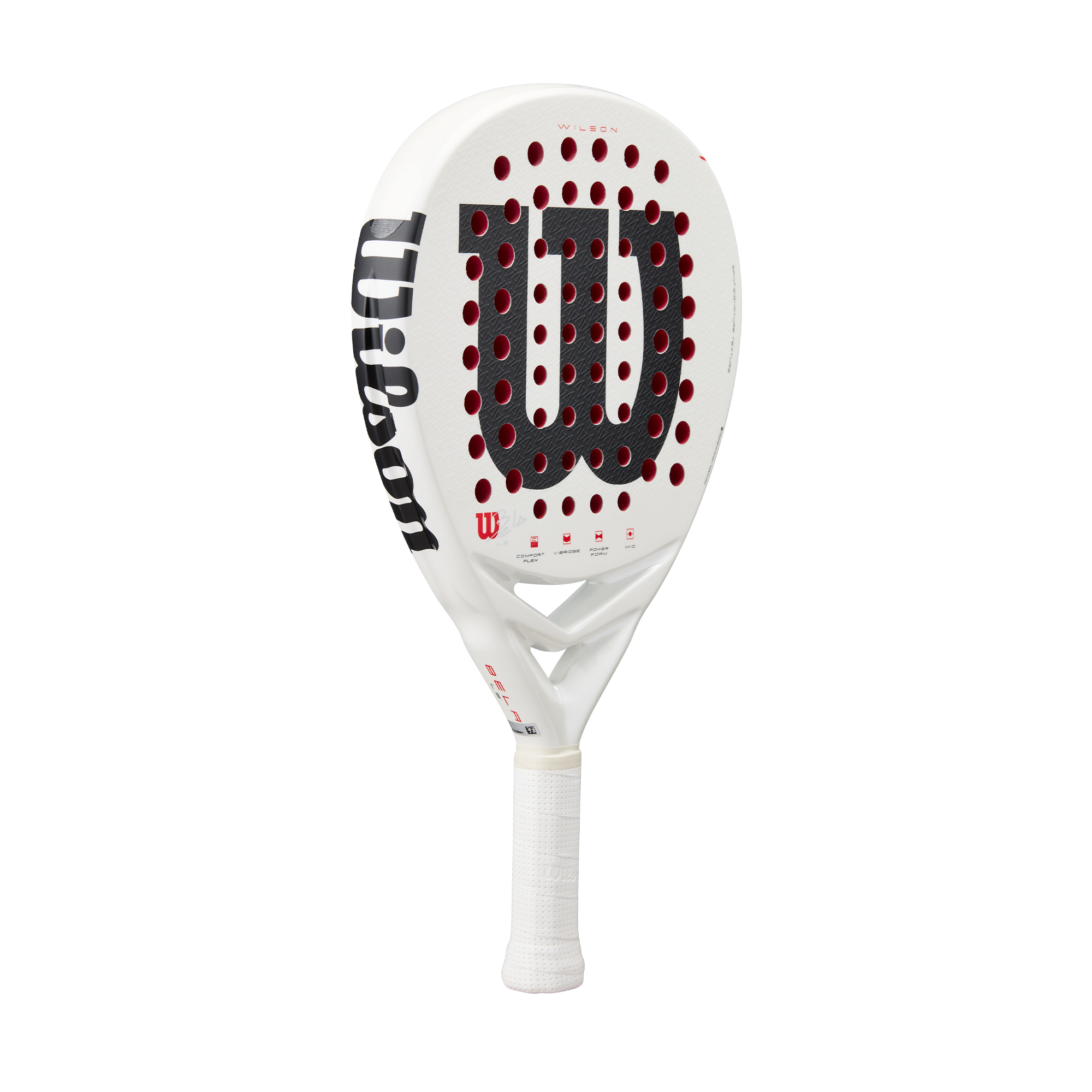 Wilson Bela LS V3 Padel Racket - White Padel Wilson