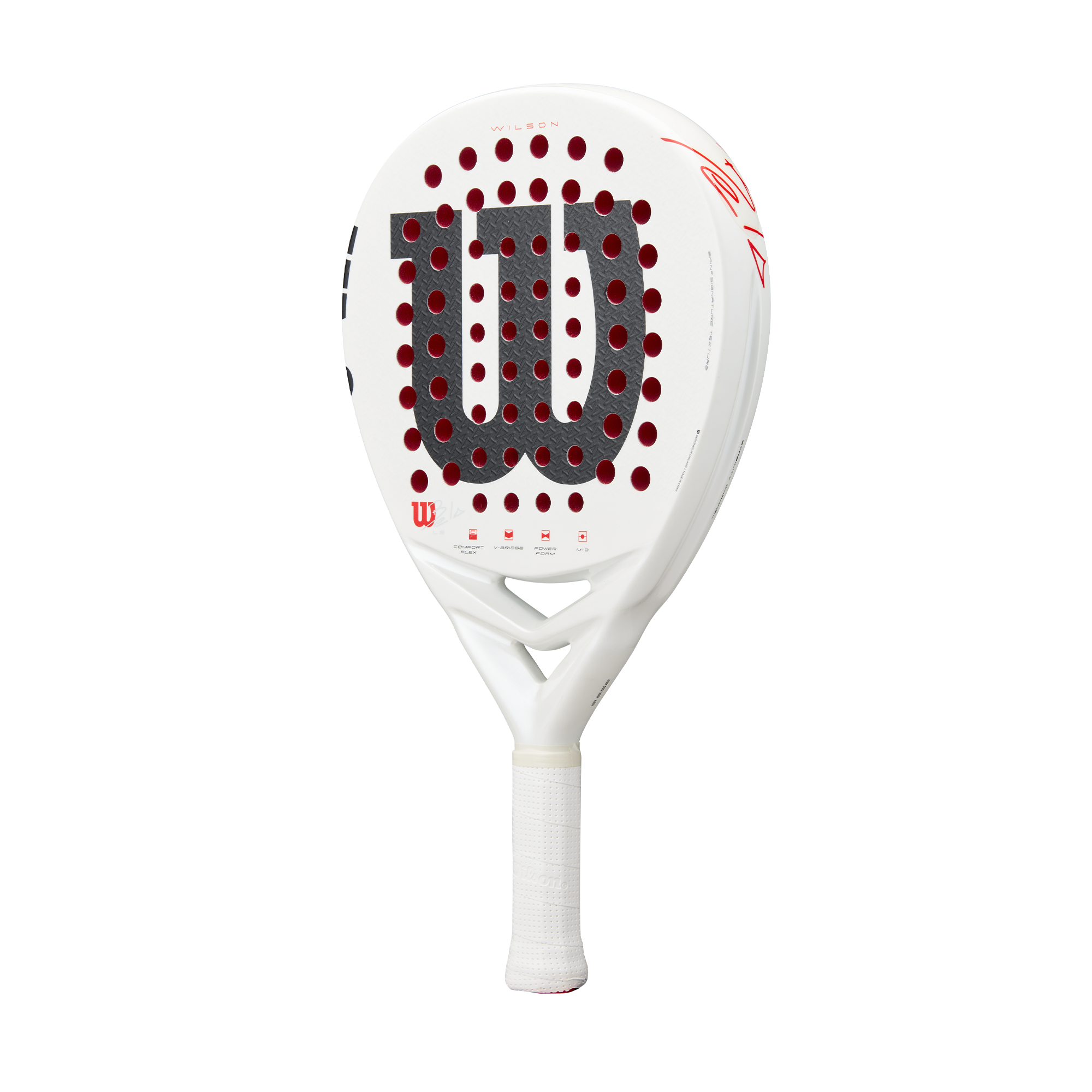 Wilson Bela LS V3 Padel Racket - White Padel Wilson
