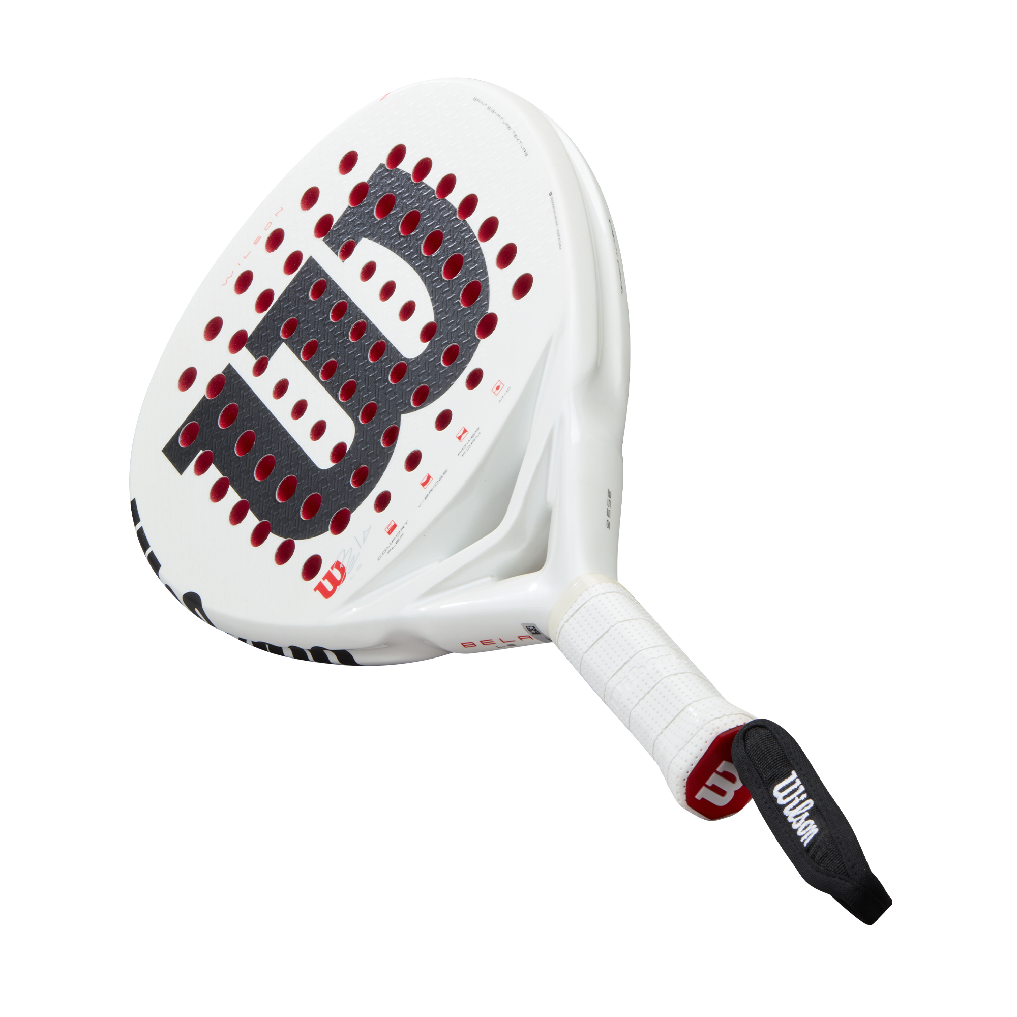 Wilson Bela LS V3 Padel Racket - White Padel Wilson