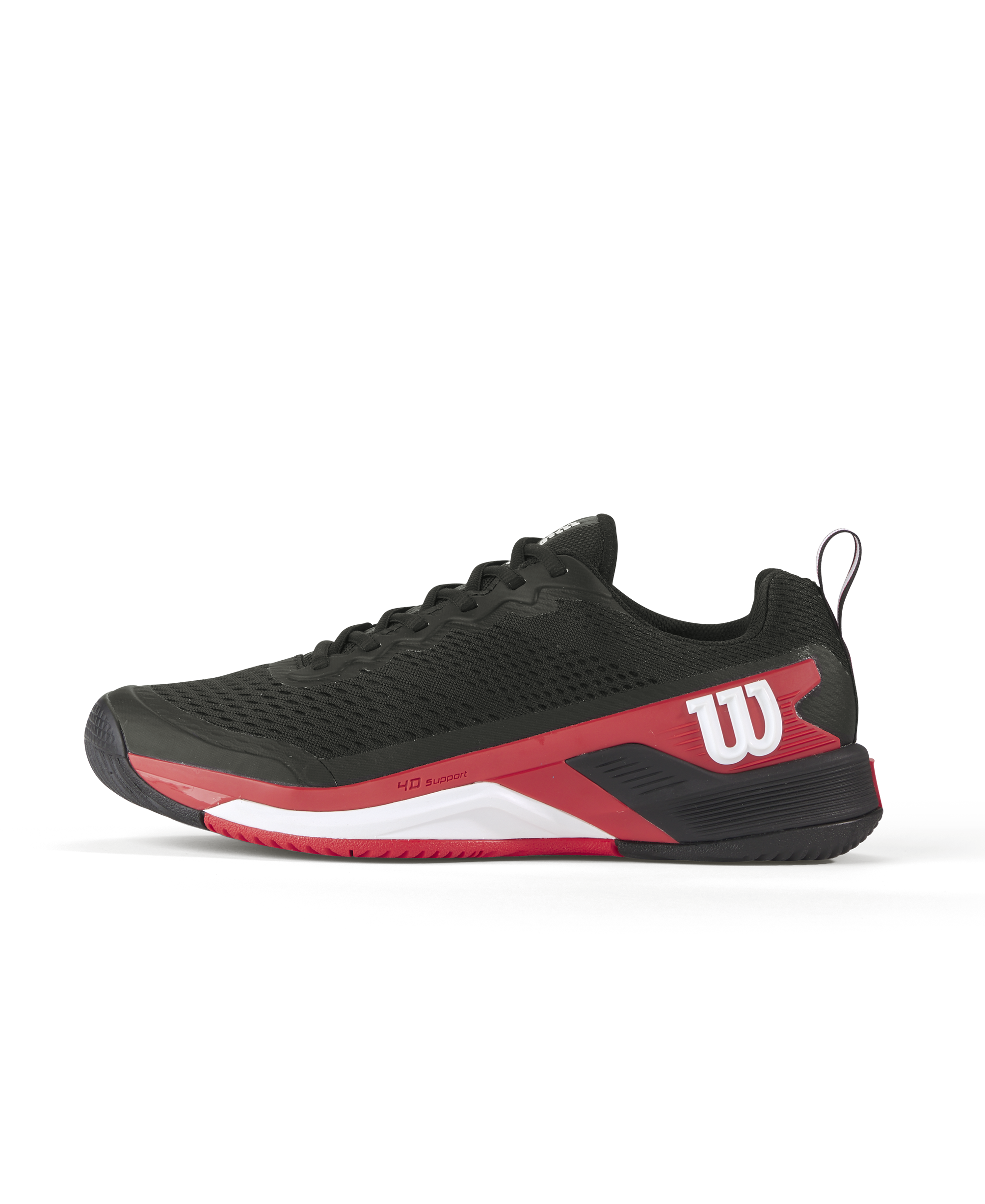 Wilson Rush Pro 4.5 Tennis Shoes Men - Black/Red