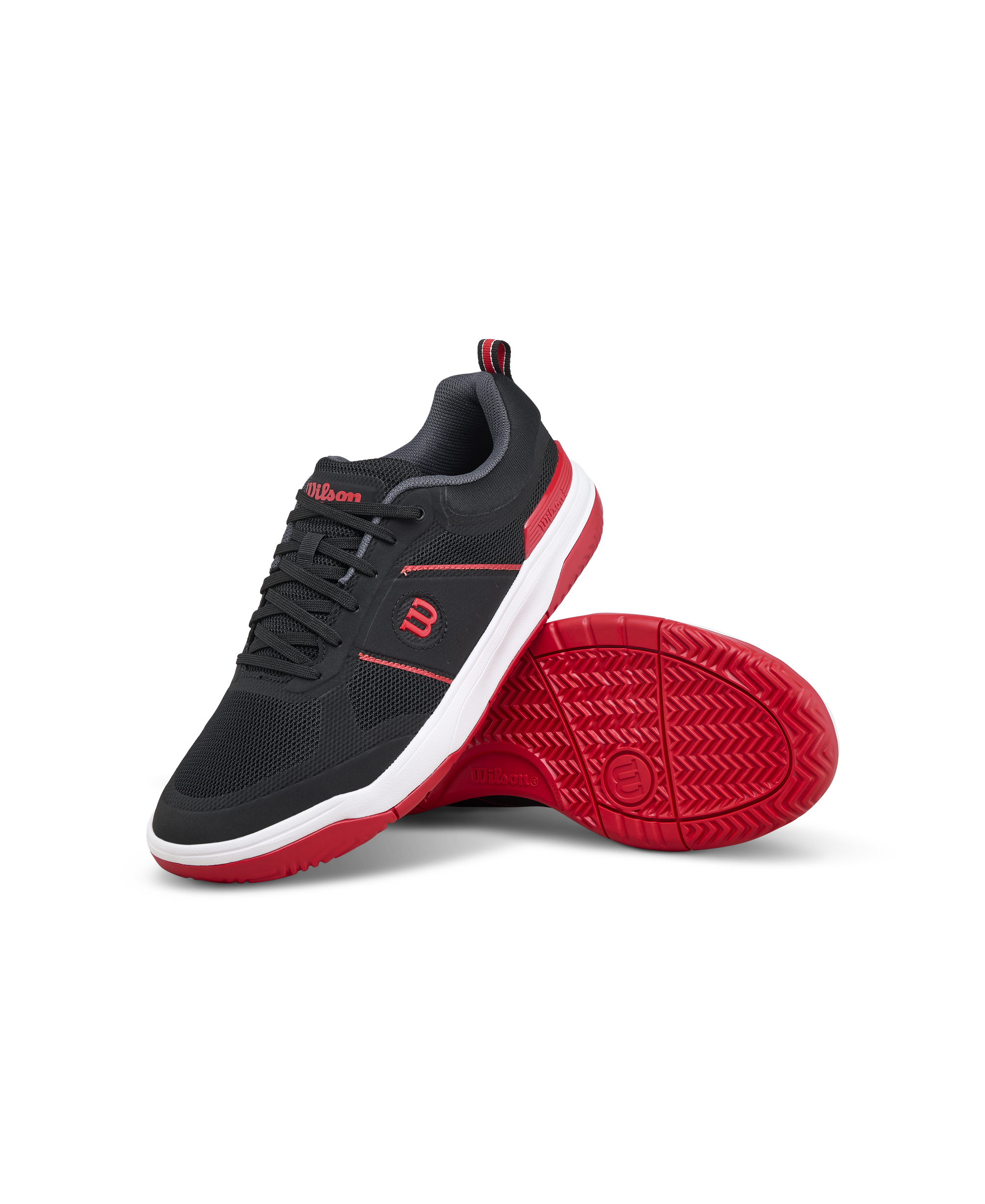 Wilson Pickle Pro Pickleball Shoe Men - Black/Red Pickleball Wilson
