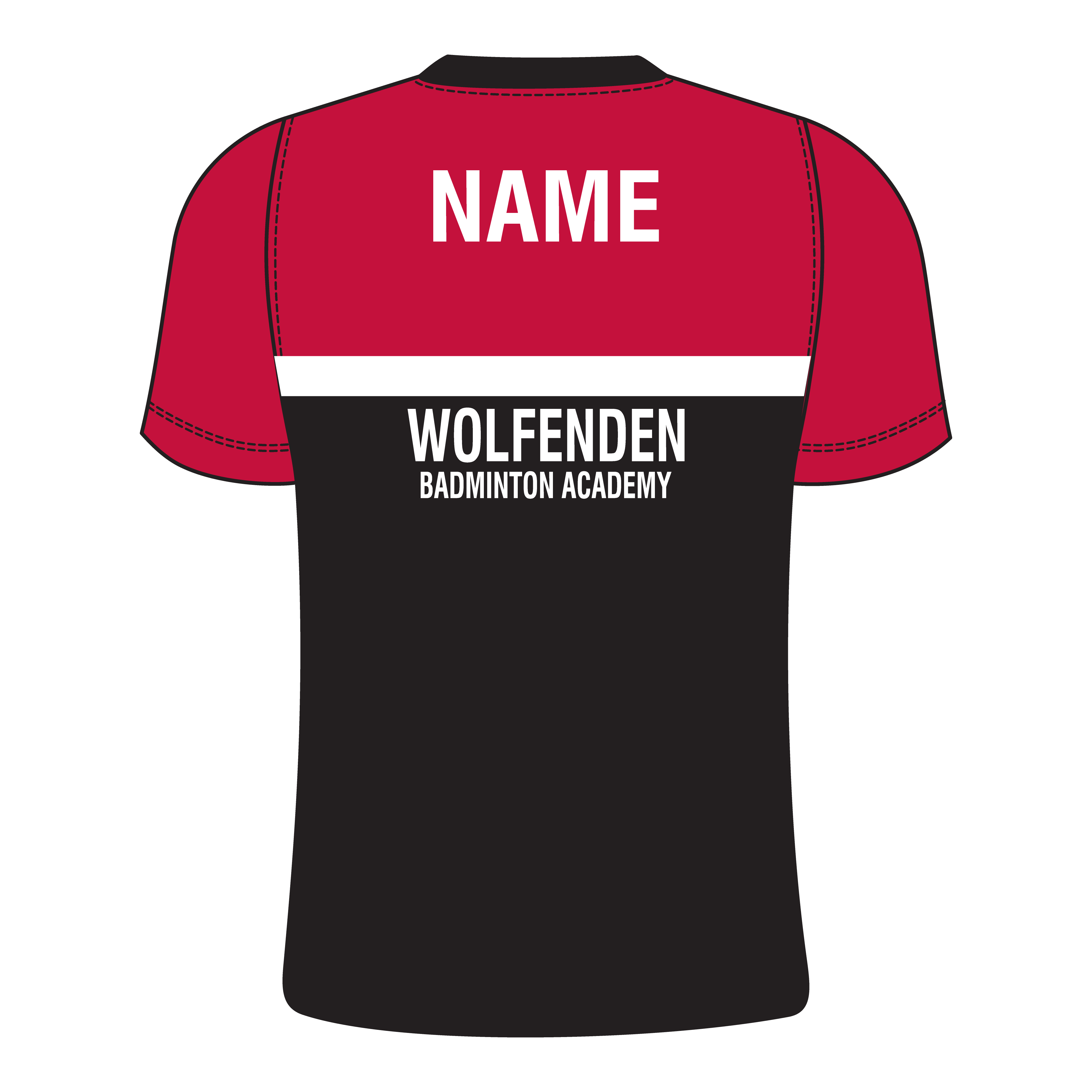 Wolfenden Badminton Academy T006 Power V T-Shirt Womens