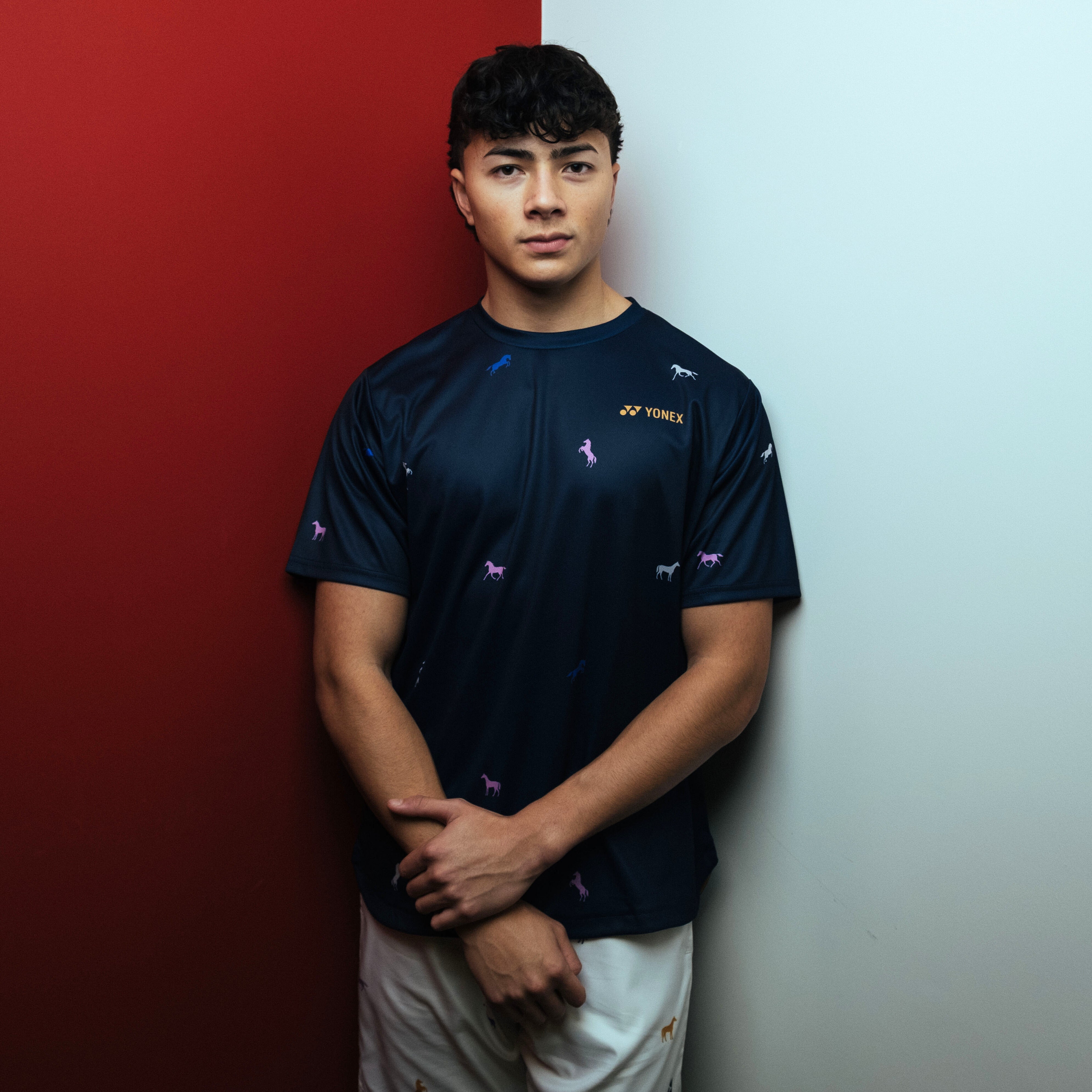 Pre-Order Yonex Midnight Parade – Men’s Performance Shirt (Ink Blue) Yonex CNY2026 TT C Men Clothing Yonex