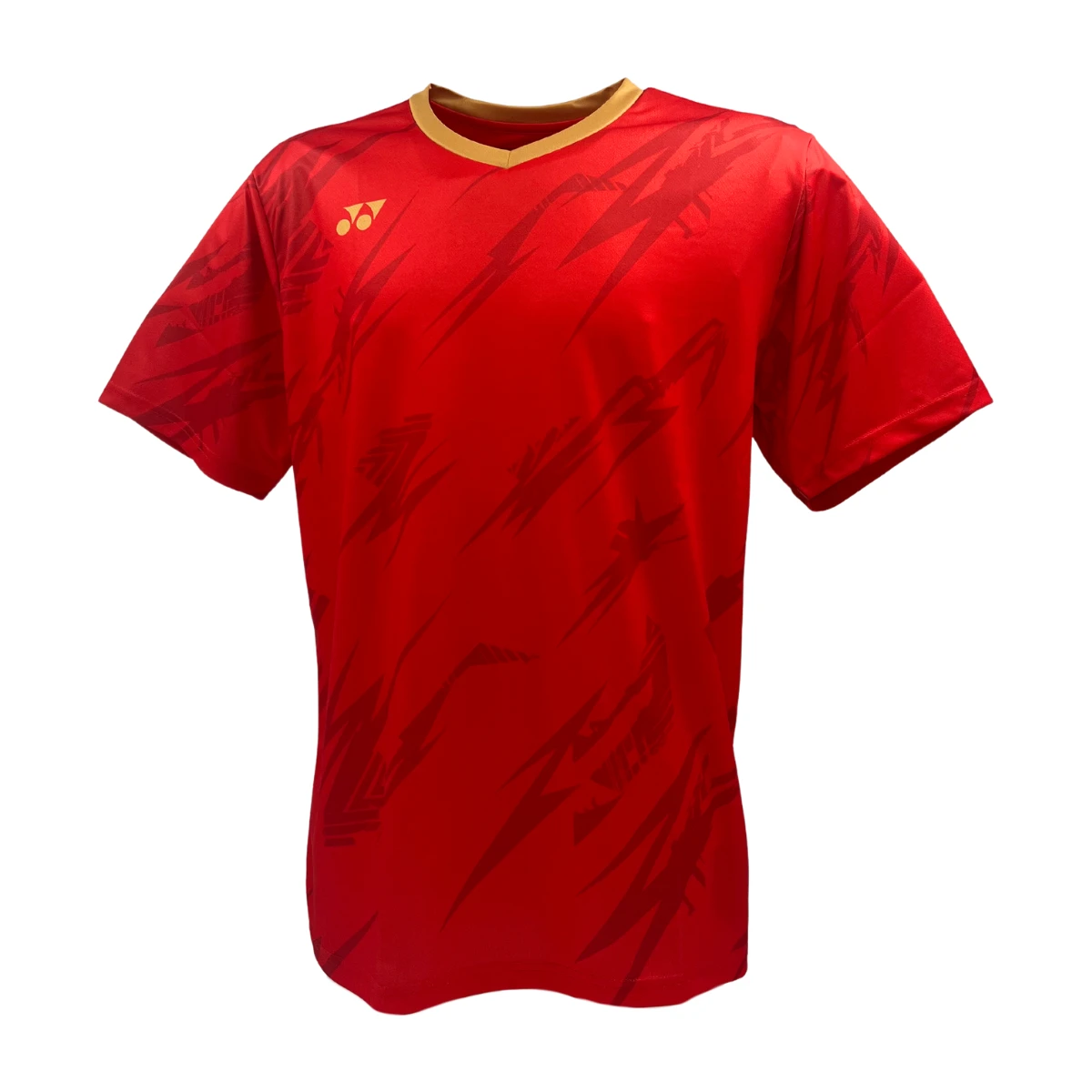 Yonex YTJ8 T-Shirt Junior (Red/Gold) Clothing Yonex