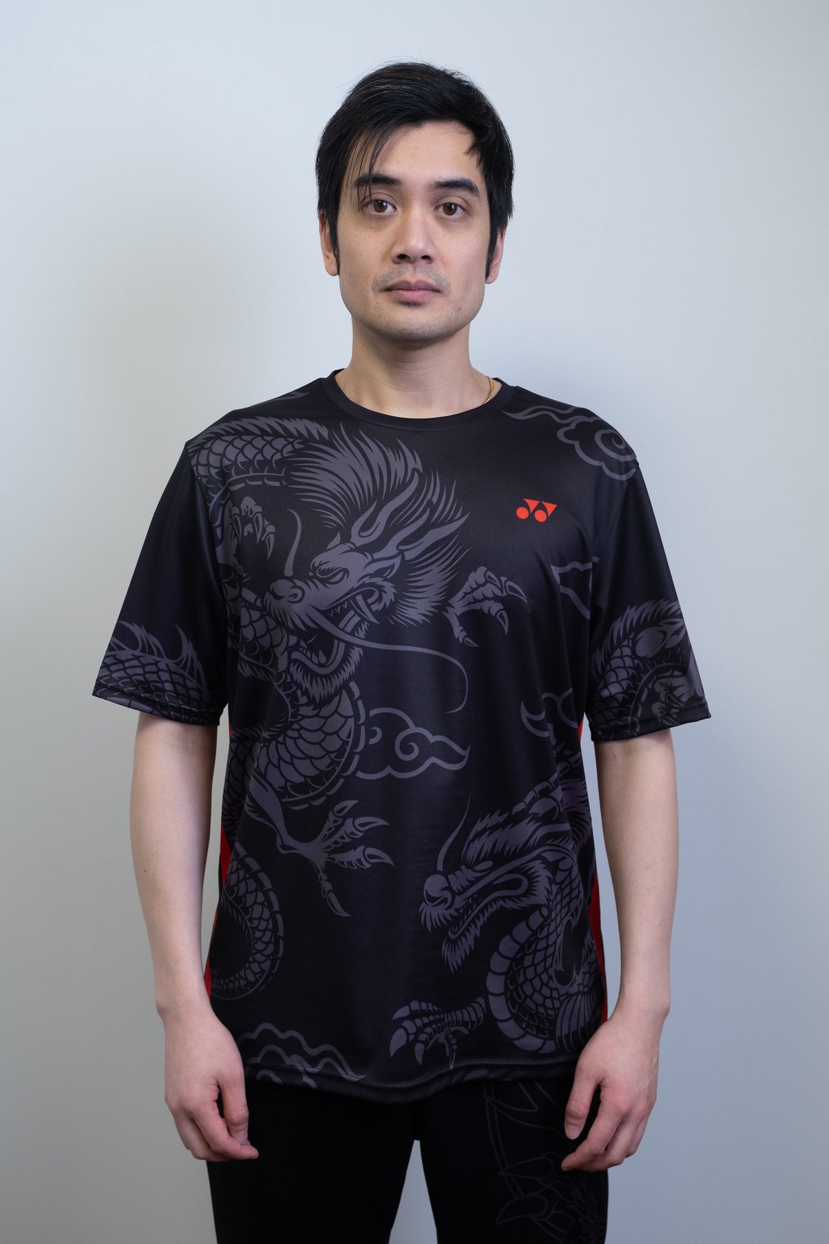 Yonex Fighting Dragons CNY2024 Training Shirt GTA Mens White