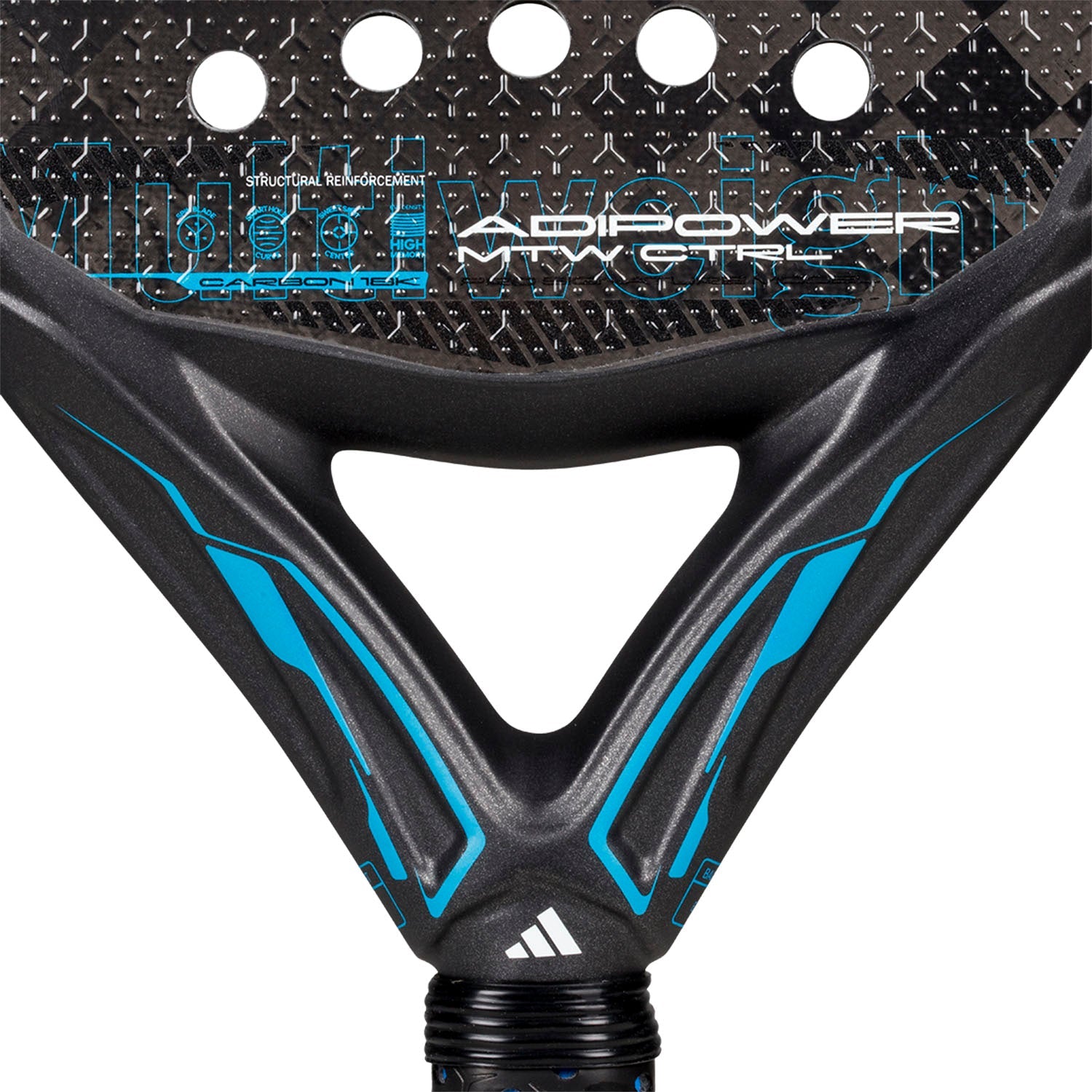 Adidas Adipower Multiweight Ctrl 3.4 Padel Racket 2025 - Black/Blue