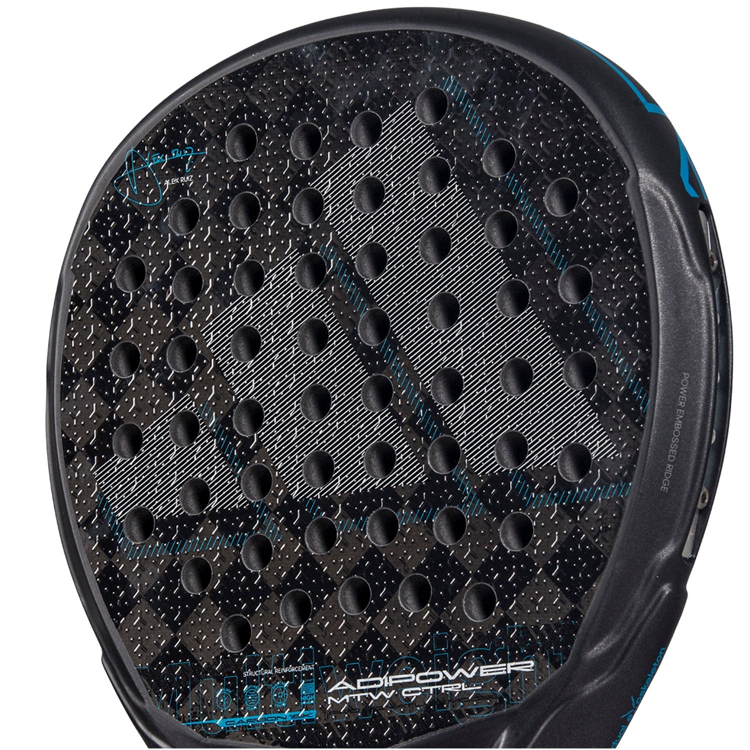 Adidas Adipower Multiweight Ctrl 3.4 Padel Racket 2025 - Black/Blue
