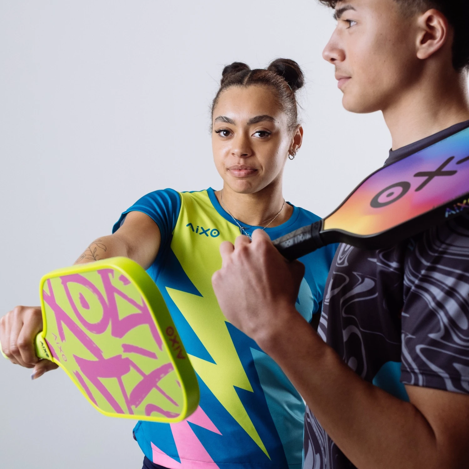 Aixo CP03 Ghost Series Neotag T700 Carbon Pickleball Padel Pickleball Paddle Aixo