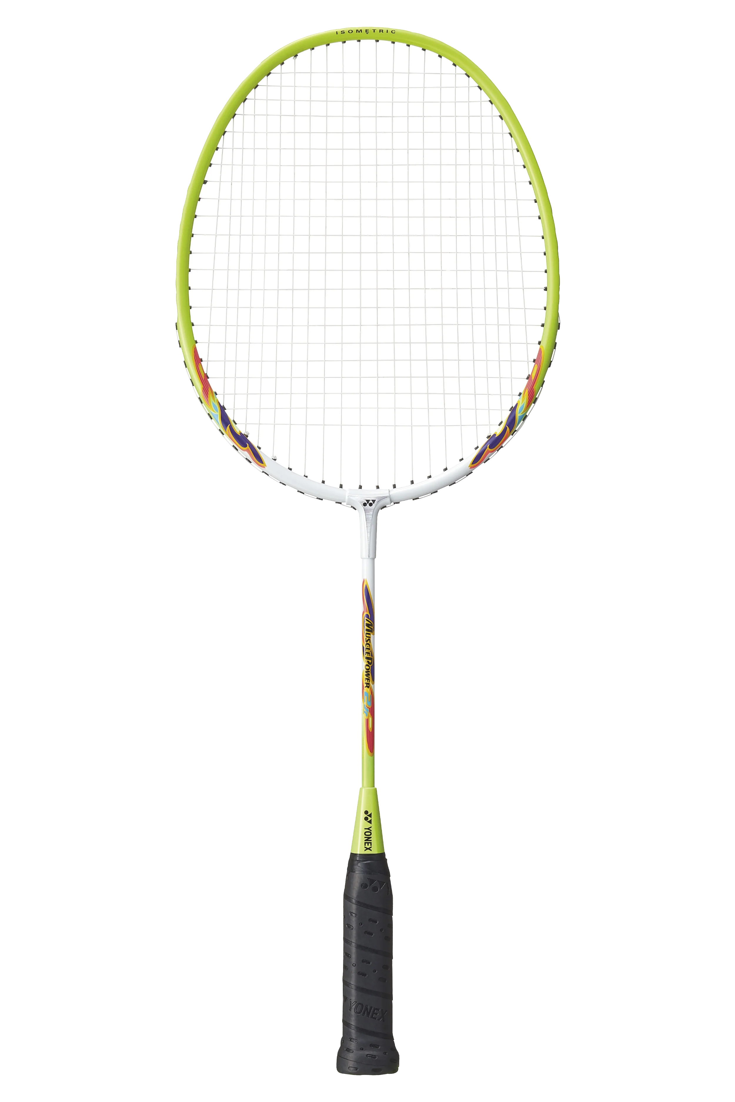 Yonex Muscle Power 2 Jr Badminton Racket (White/Lime Yellow)