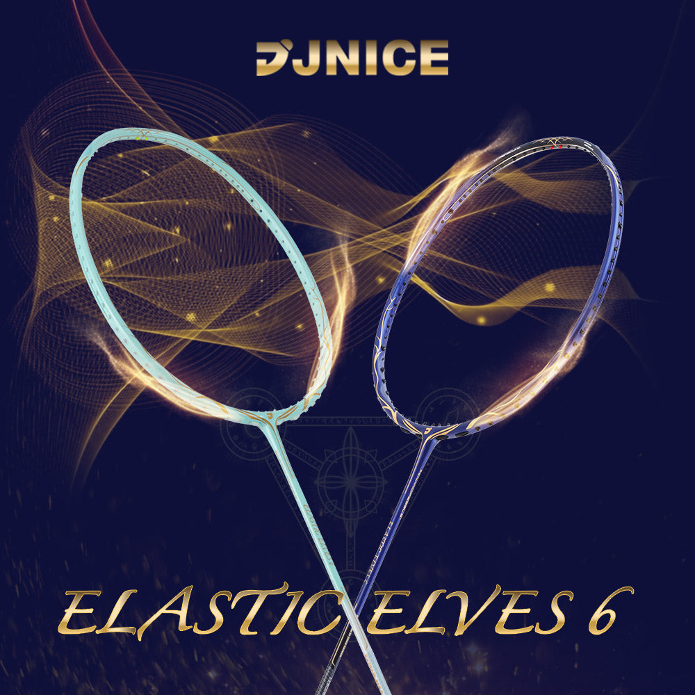 Jnice Elastic Elves 6 Tiffany (5U) Badminton Racket Unstrung R-ELF6