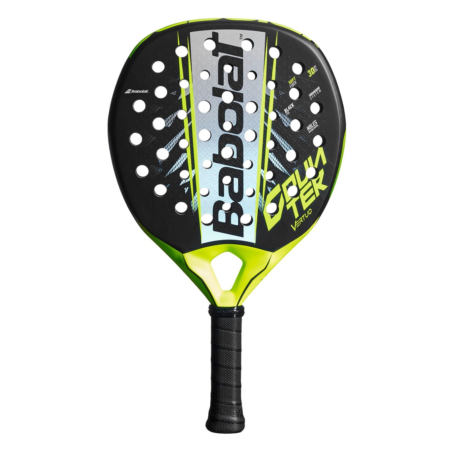 Babolat Counter Vertuo 2.6 Padel Racket - Yellow (150185) Yellow One Size Padel Rackets Babolat