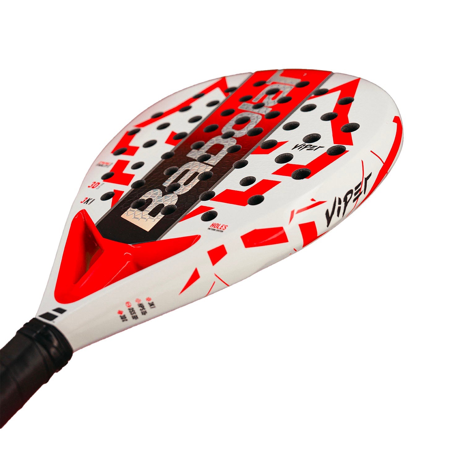 Babolat Juan Lebron 2.5 Padel Racket - White/Red Padel Babolat