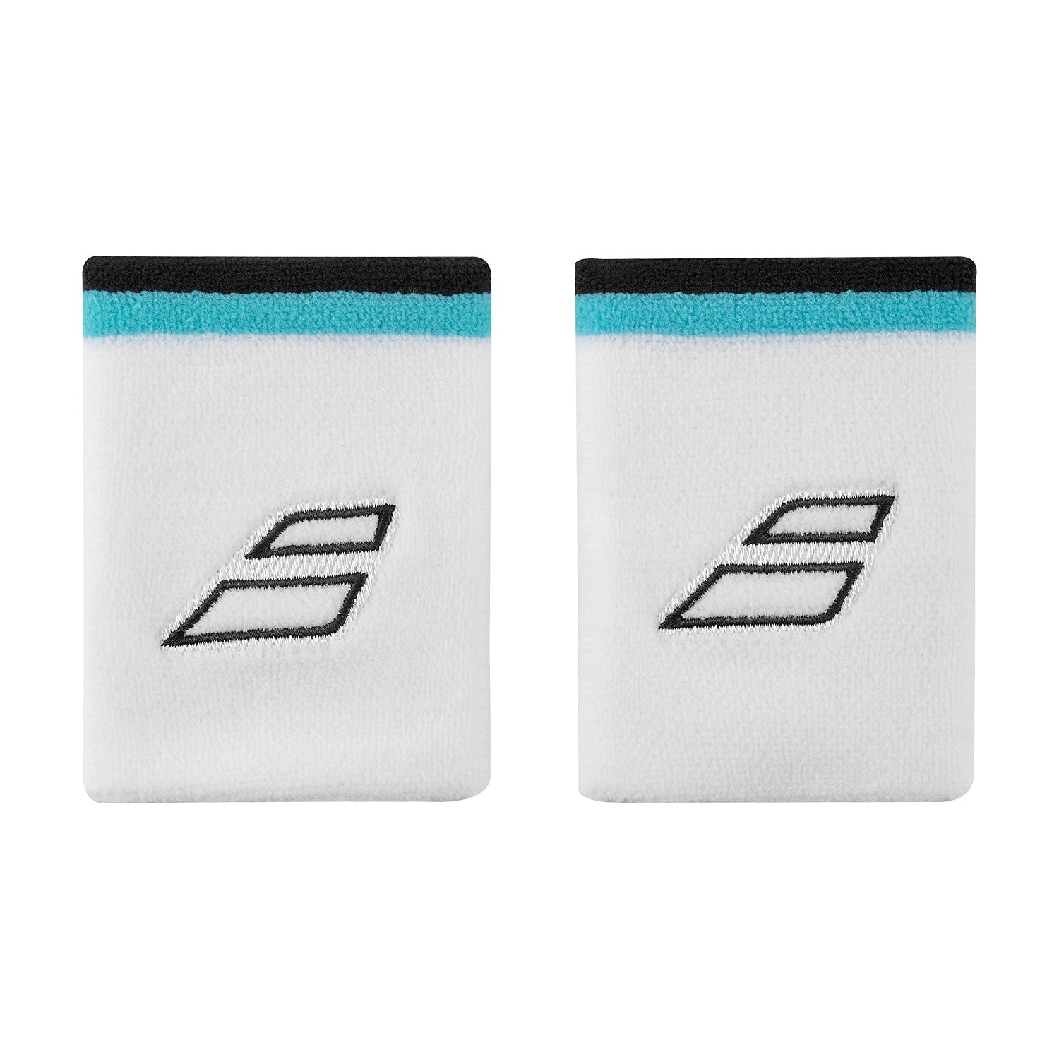 Babolat Terry Jumbo Wristband Unisex - White/Blue