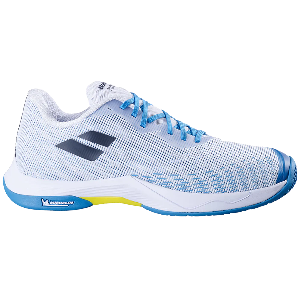 Babolat Shadow Spirit 2 Badminton Shoe Men - White/Blue