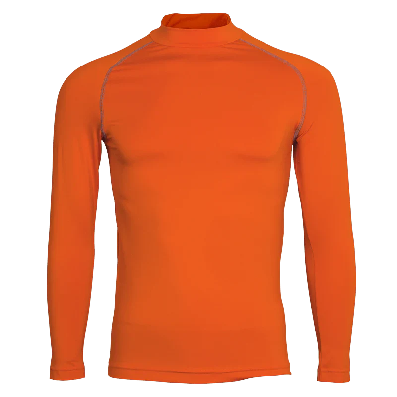 Rhino TRM12 Long Sleeve Baselayer Orange Baselayer Rhino