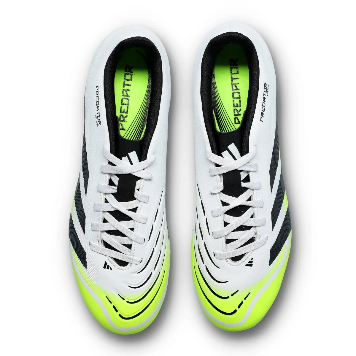 Adidas Predator Club FG/MG Football Boots - White/Lemon shoes Adidas