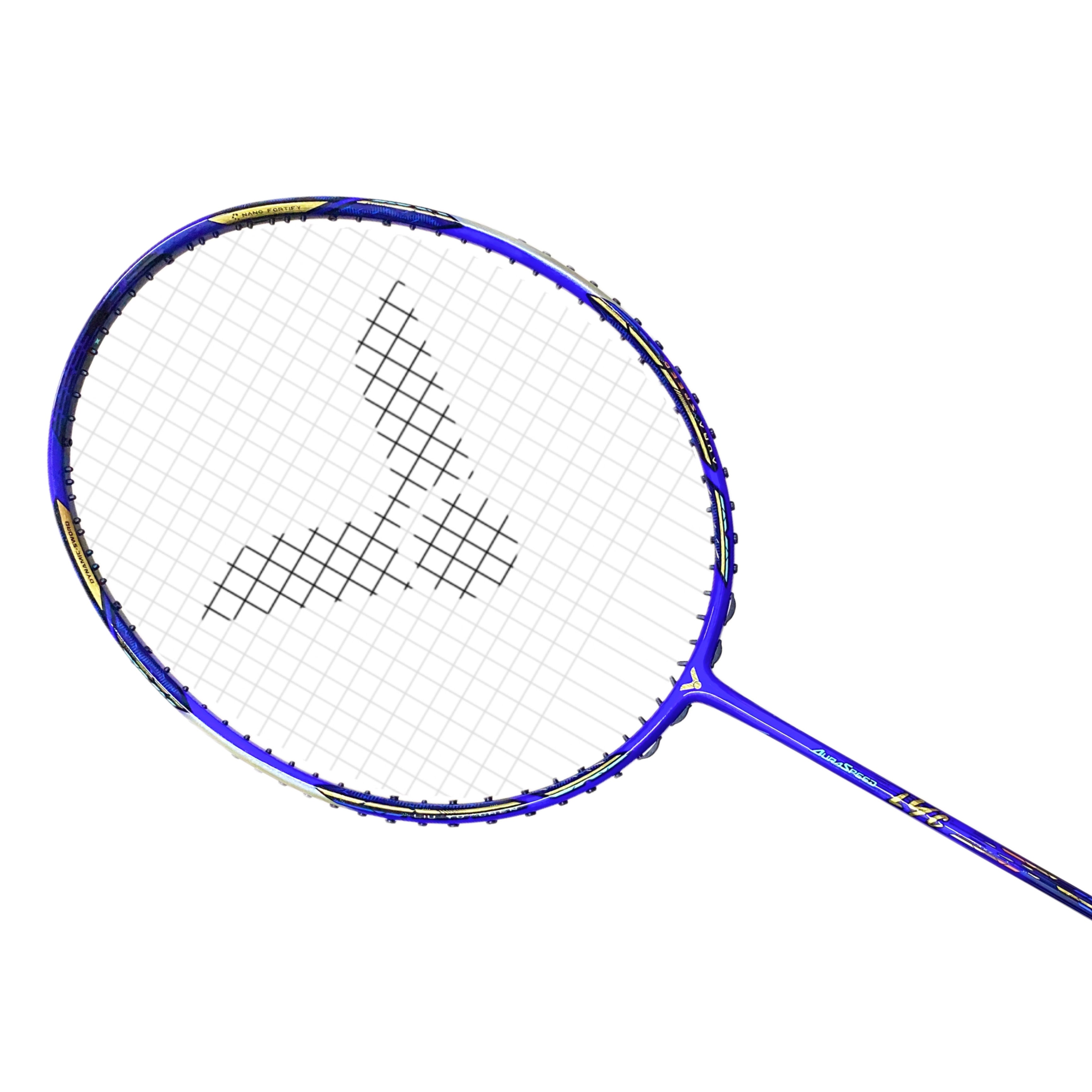 Victor Auraspeed LYC B Badminton Racket - Galactic Cobalt Blue Galactic Cobalt Blue 4U5 Badminton Rackets Victor