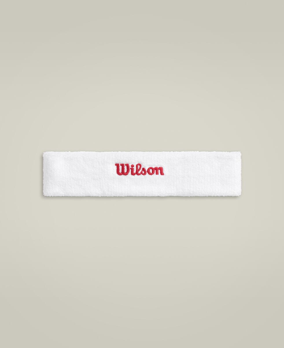 Wilson Terry Logo Headband Unisex - White