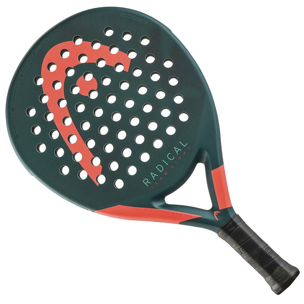 Head Radical Team Light 2026 Padel Racquet - Black/Fluo Orange Padel Head