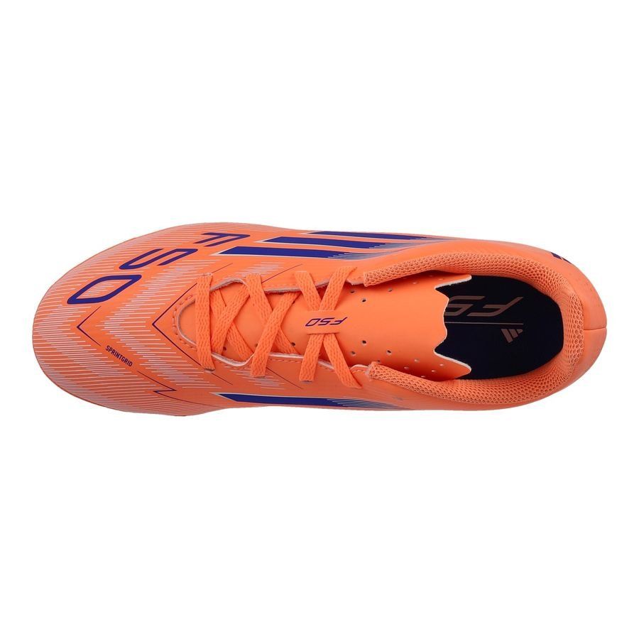 Adidas F50 Club FG/MG Football Boots Junior - Beam Orange/Lucid Blue/White JI0027