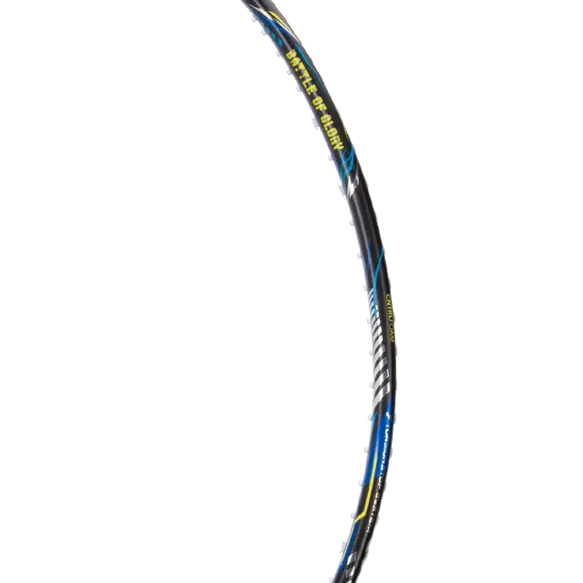 Hundred Battle 600 4U Badminton Racket - Dark Grey/Orange/Silver