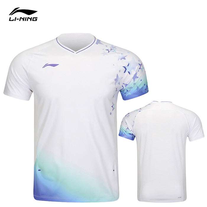 Li-Ning Badminton Competition T-Shirt Unisex - White - AAYV047