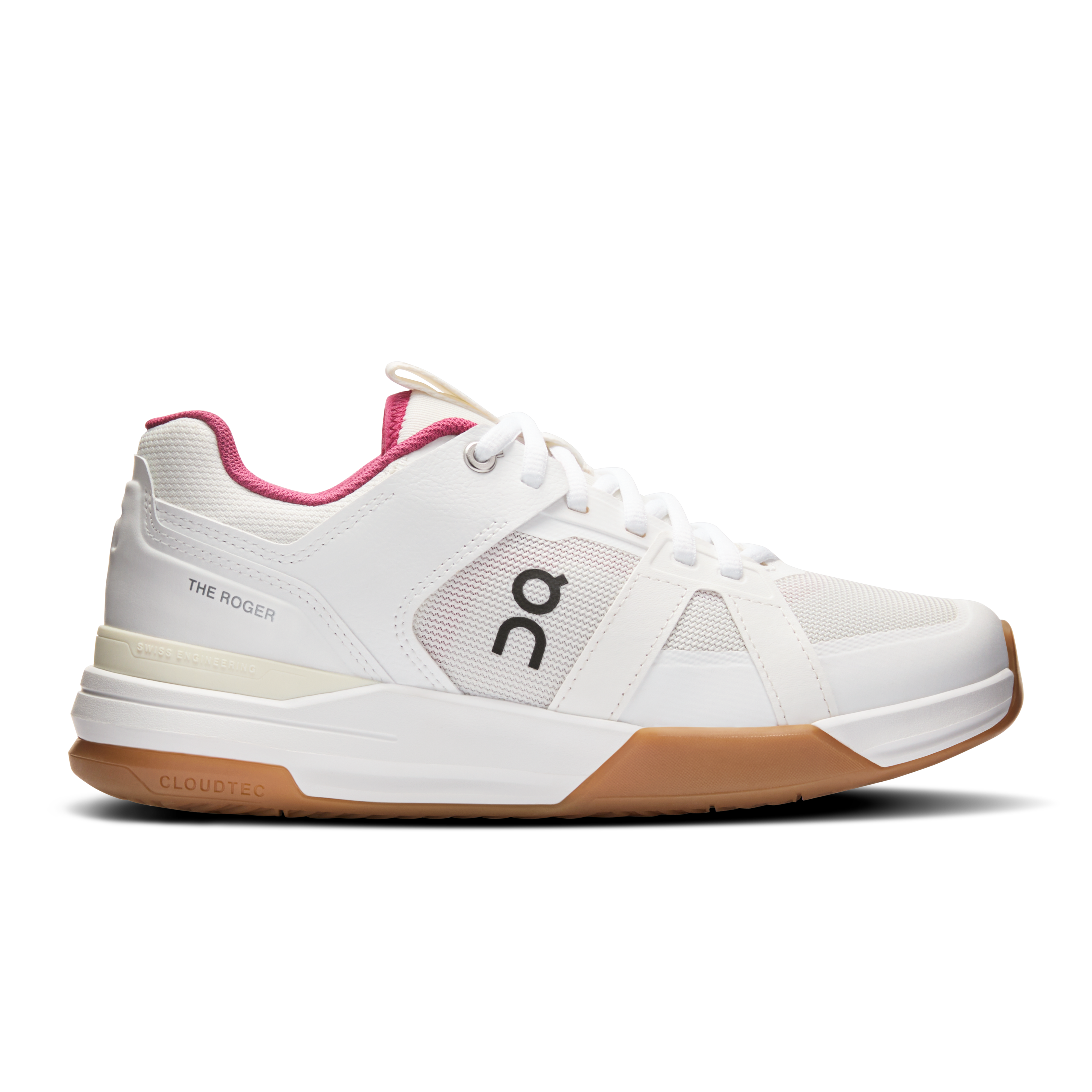 On Running The Roger Clubhouse Pro Tennis Shoe Women - White/Pink