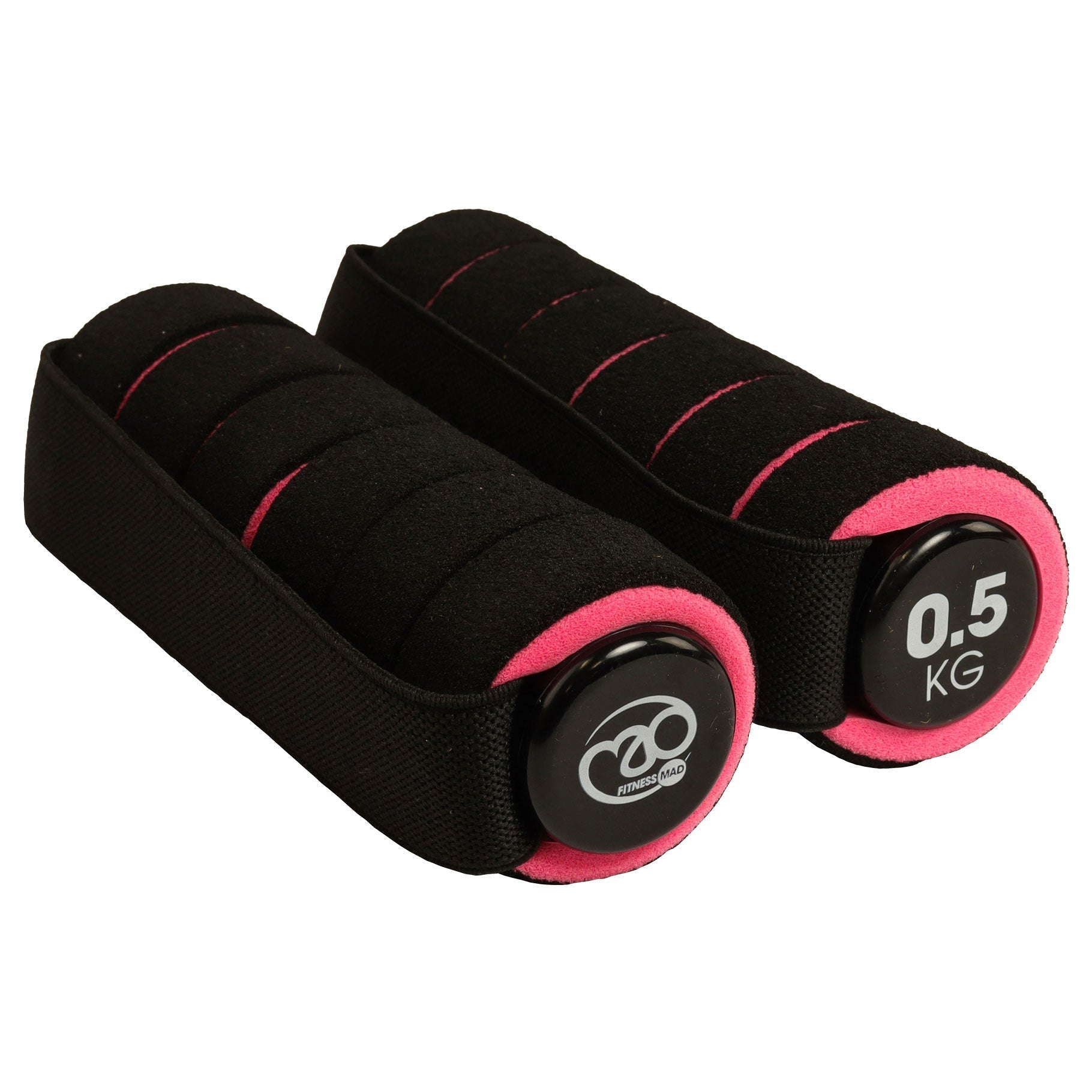 Fitness Mad Pro Handweight - Pink / Purple Pink 2 x 0.50Kg Accessories Fitness Mad