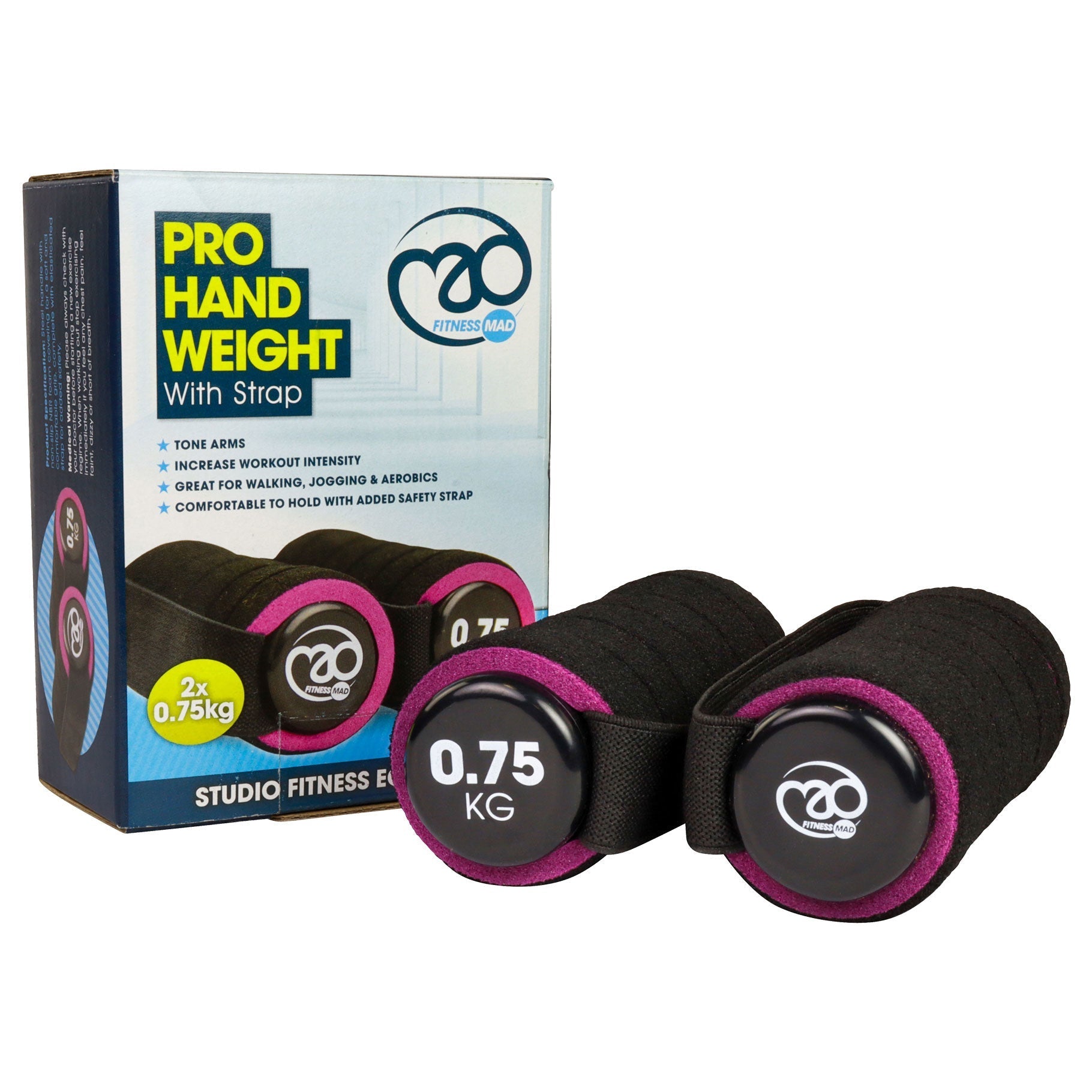 Fitness Mad Pro Handweight - Pink / Purple Accessories Fitness Mad
