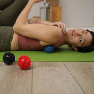 Fitness Mad Spikey Massage Balls FSPIKESET2 (Red/Blue/Black) 3pcs Exercise & Fitness Fitness Mad