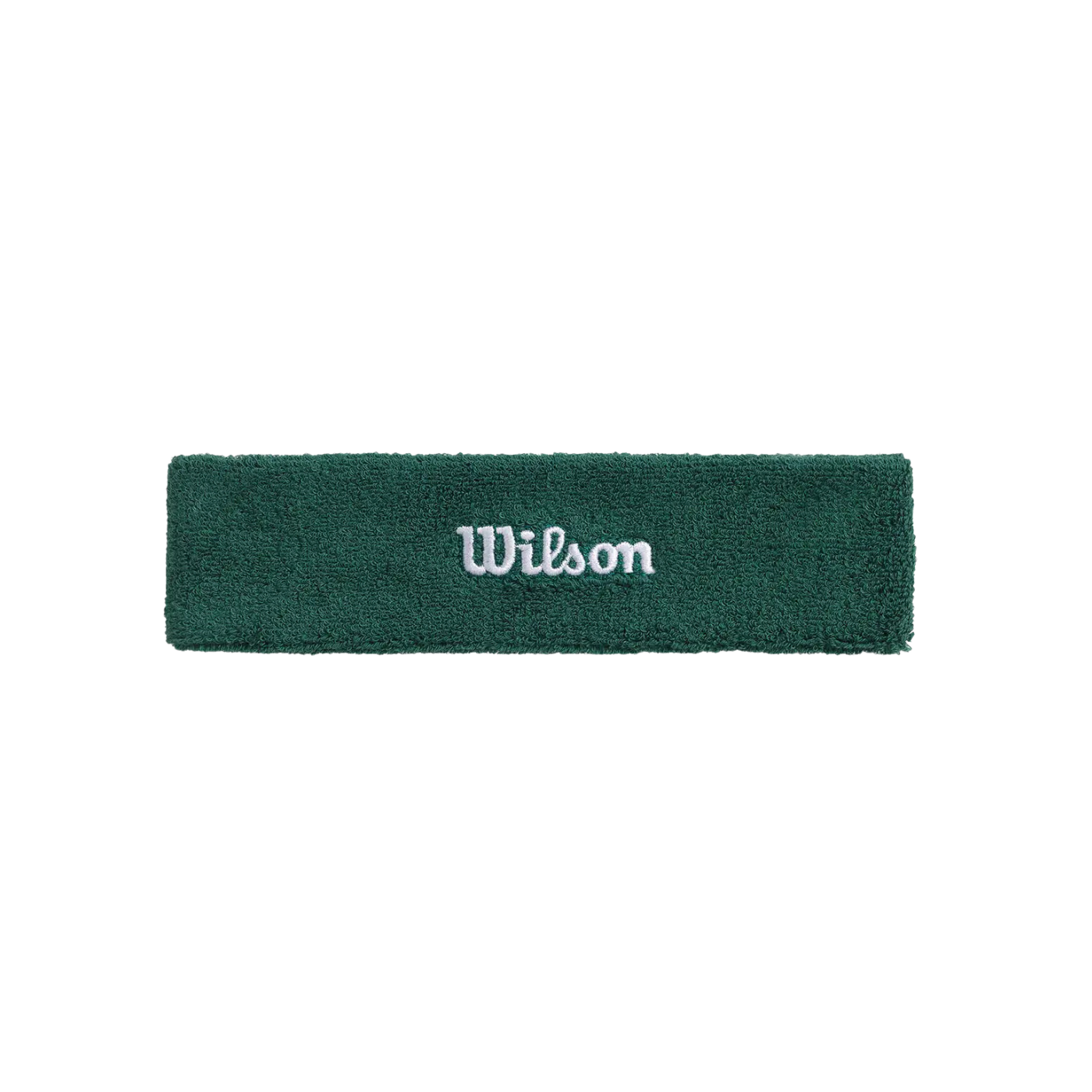 Wilson Terry Logo Headband (Unisex) - White Field Green One Size Accessories Wilson