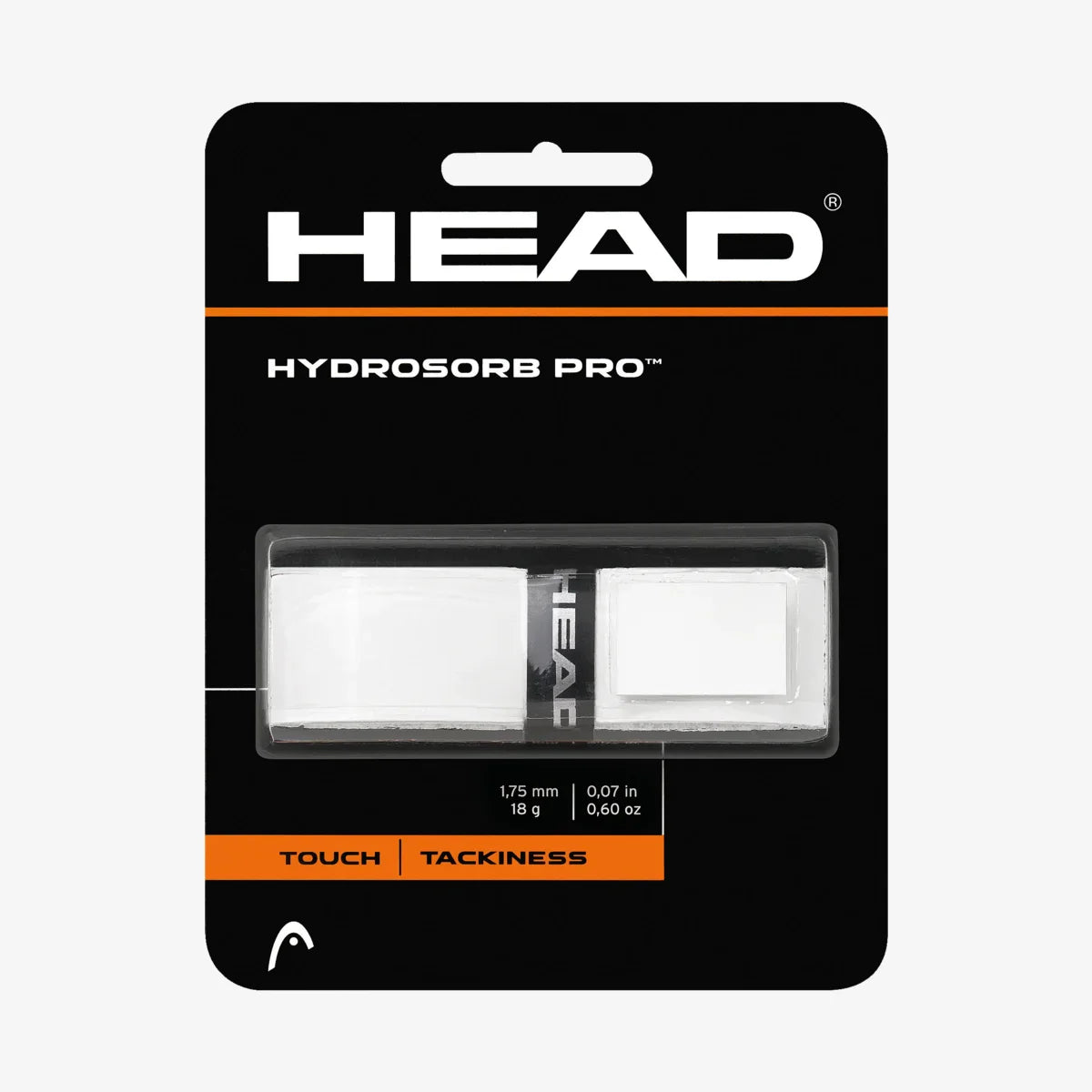 Head HydroSorb Pro Tennis Replacement Grip (White)
