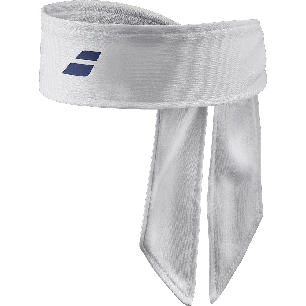 Babolat Tie Headband Unisex - White