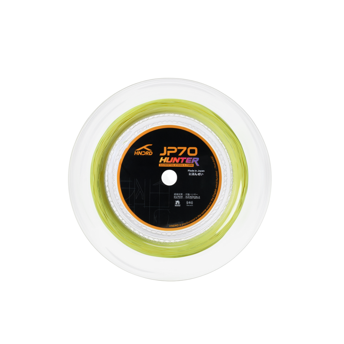 Hundred JP70 Hunter Badminton String Reel (200m) - Sorbet Lime