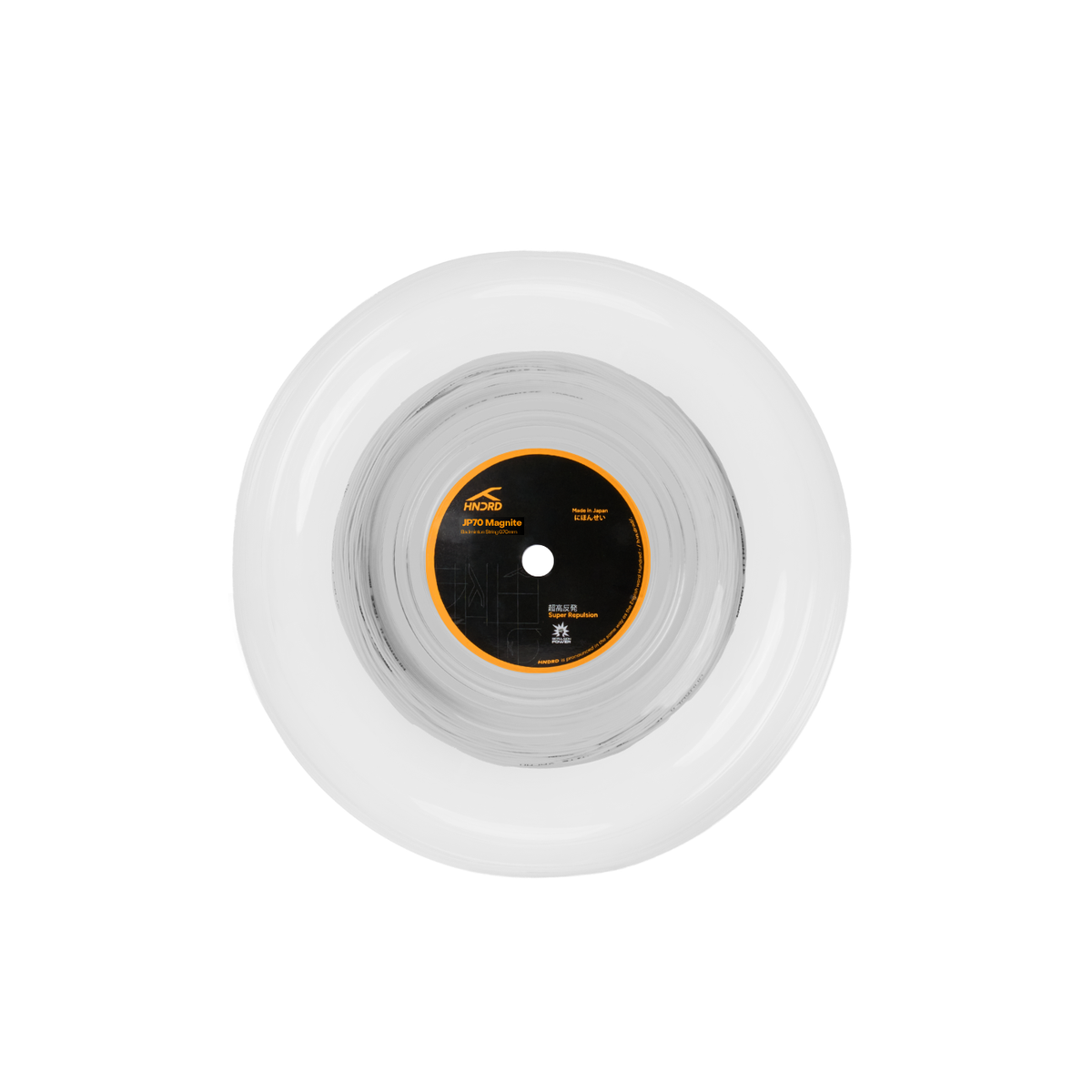 Hundred JP70 Magnite Badminton String Reel (200m) - Ice White Ice White 200 m Badminton String Hundred