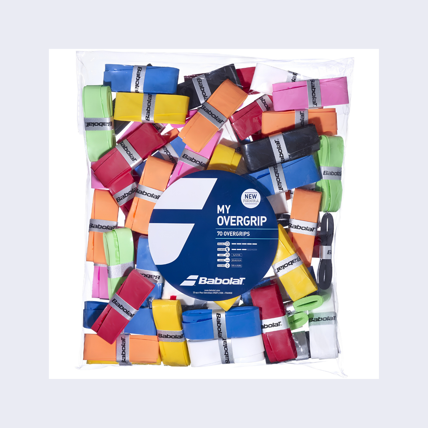 Babolat My Overgrip Refill Pack (70 Pcs) - Assorted Overgrips Babolat