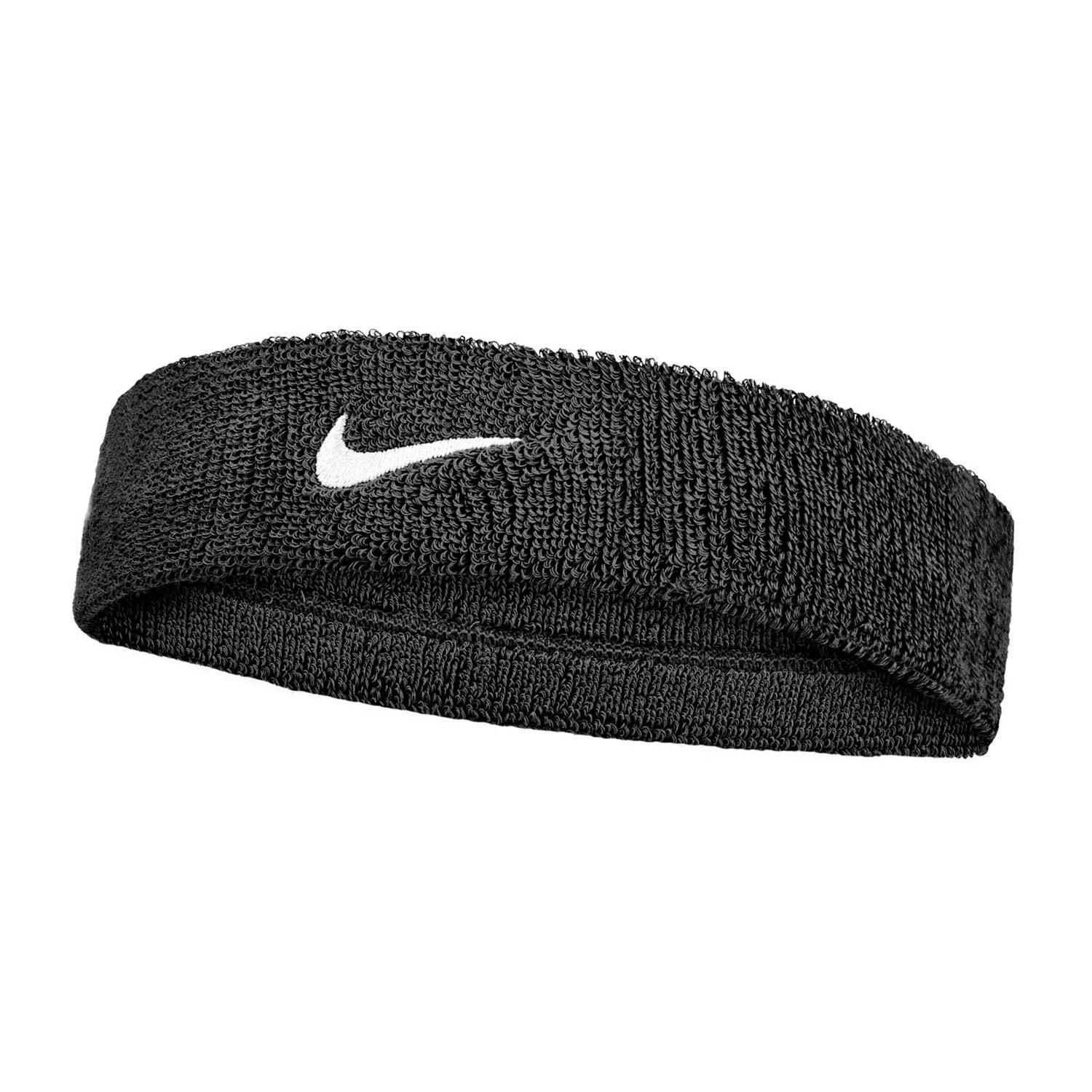 Nike Swoosh Classic Headband - Black/White Black White One Size Accessories Nike