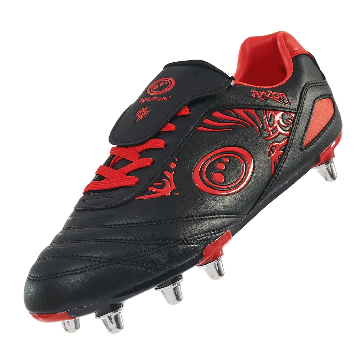 Optimum Razor SG Rugby Boots - Black (RBRBRS) Rugby Boots Optimum