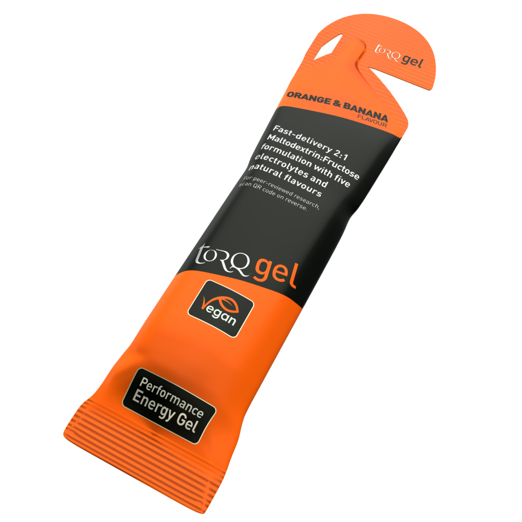 TORQ Energy Gel - Orange & Banana (Box of 15 x 45g) TestColour One Size Nutrition Torq
