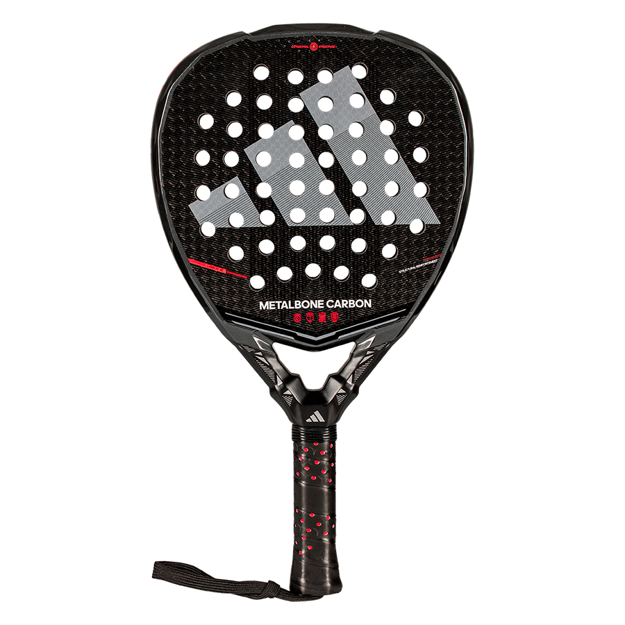 Adidas Metalbone Carbon 2026 Padel Racket - Black/Red Black Red One Size Padel Adidas