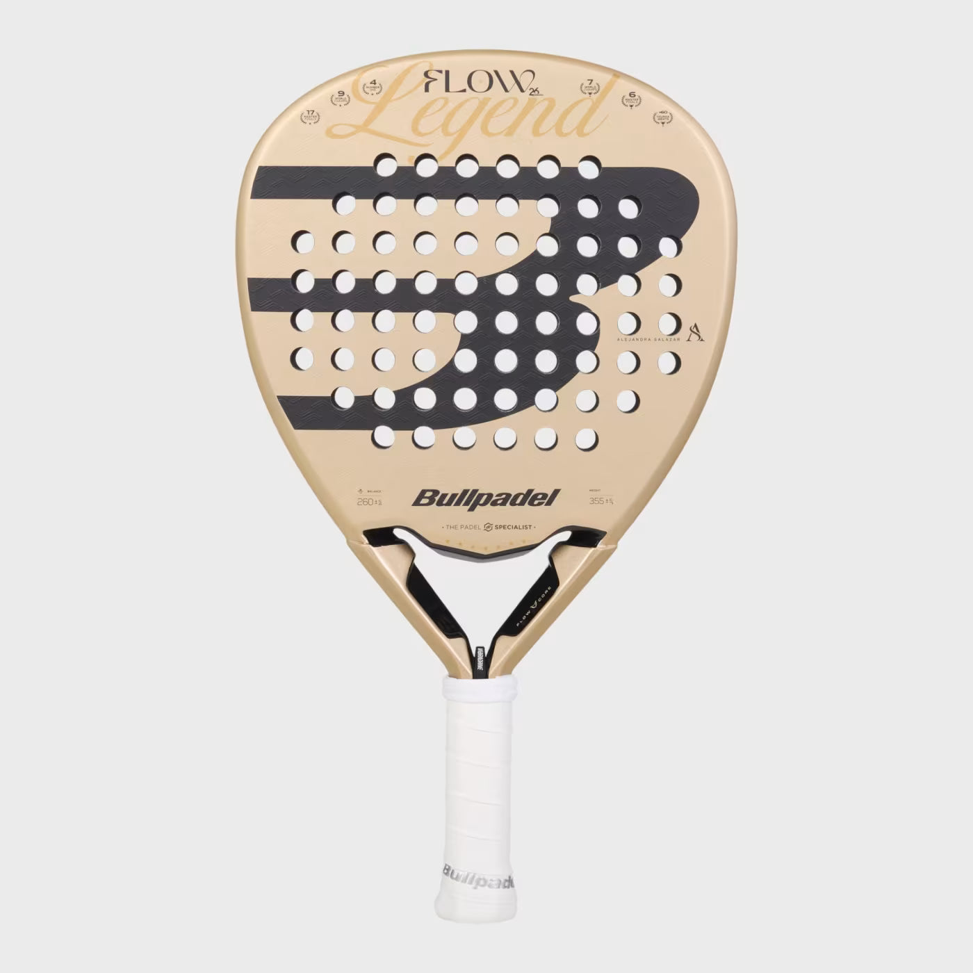 Bullpadel Flow 27 Padel Racket - Gold DQ89