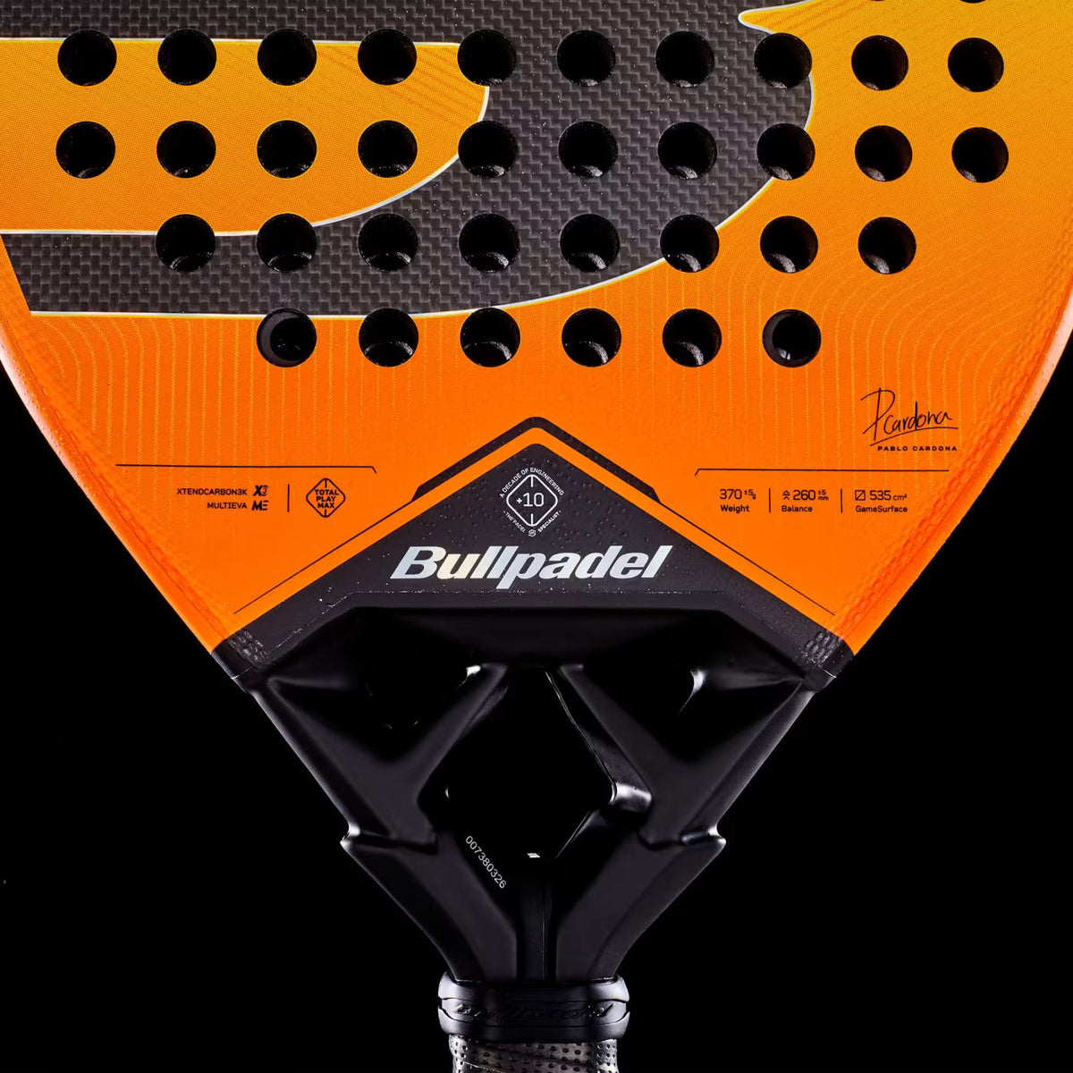 Bullpadel Vertex 05 GEO 27 Padel Racket - Yellow DQ80